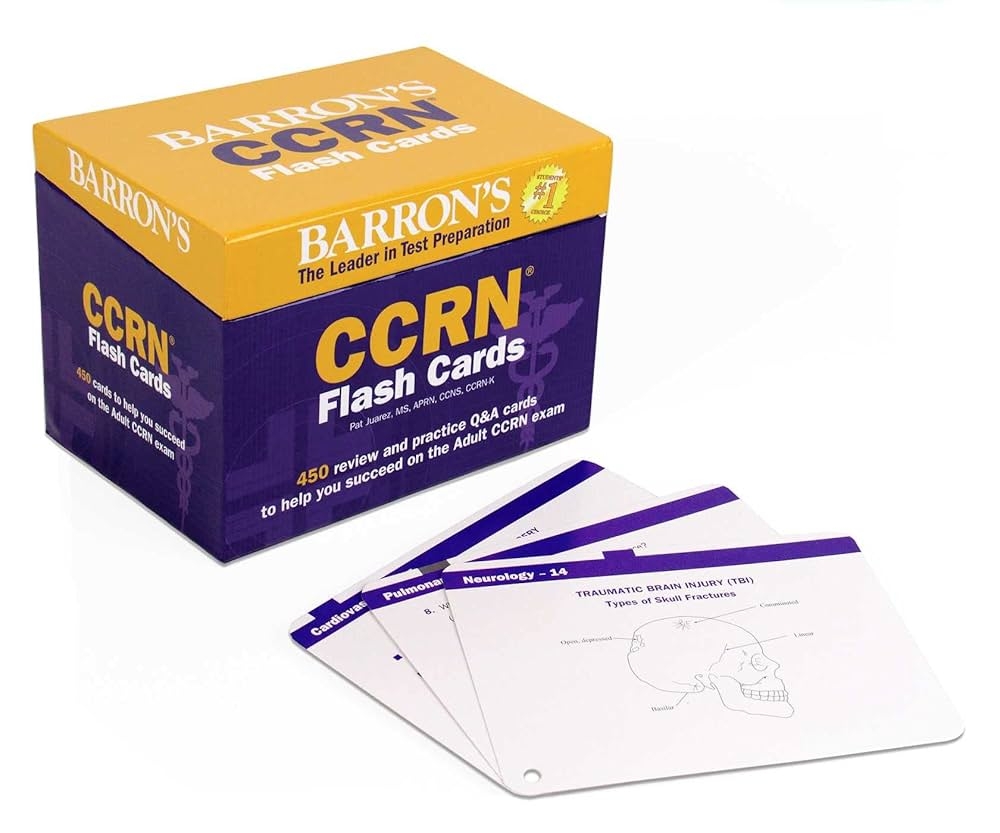 CCRN Exam Flash Cards Barron s Test Prep Juarez RN MS Pat Amazon de B cher