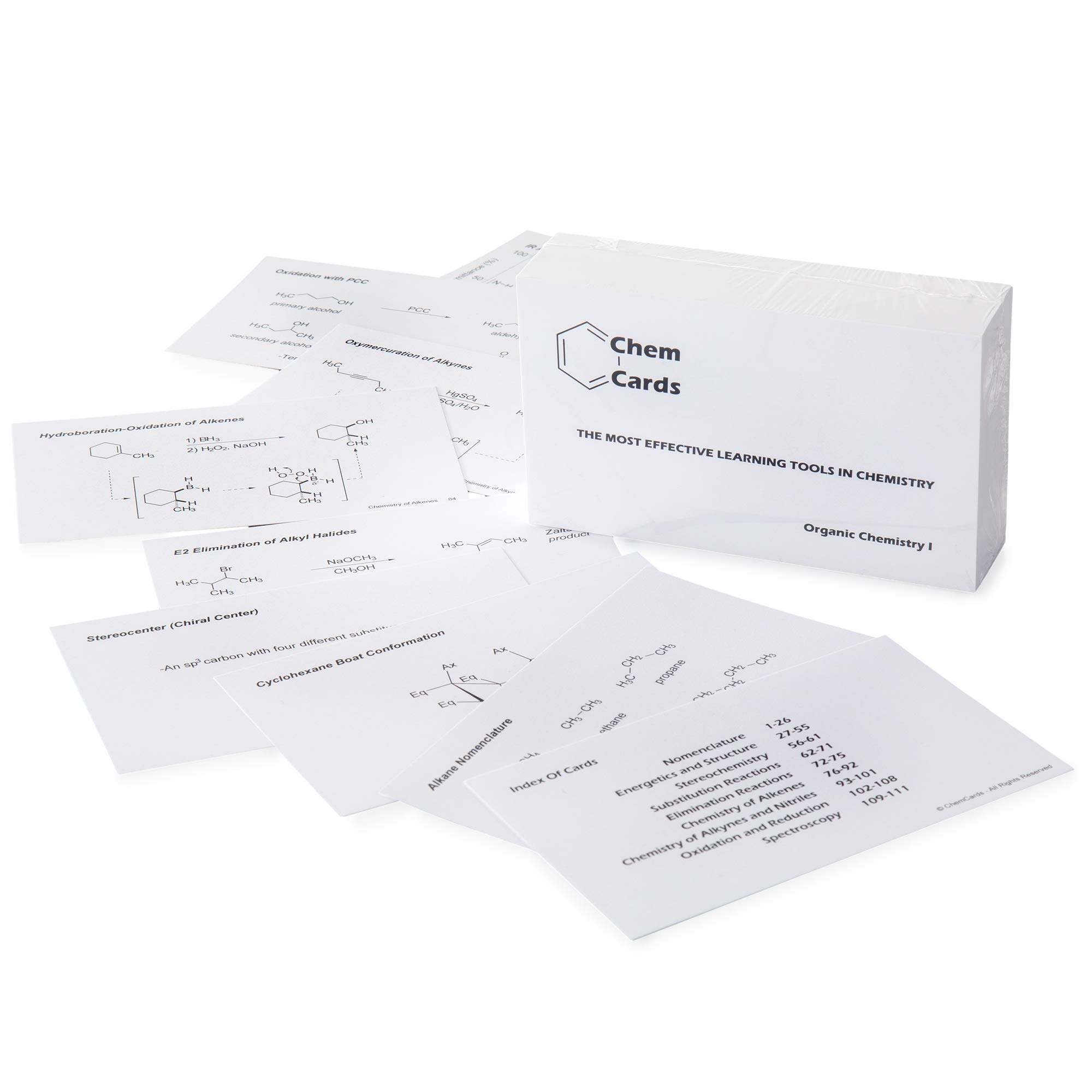 ChemCards Study Flash Cards For Organic Chemistry First Semester Topics ChemCards Amazon au Toys Games