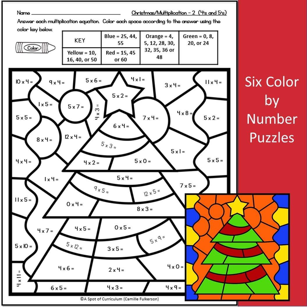math multiplication coloring worksheets