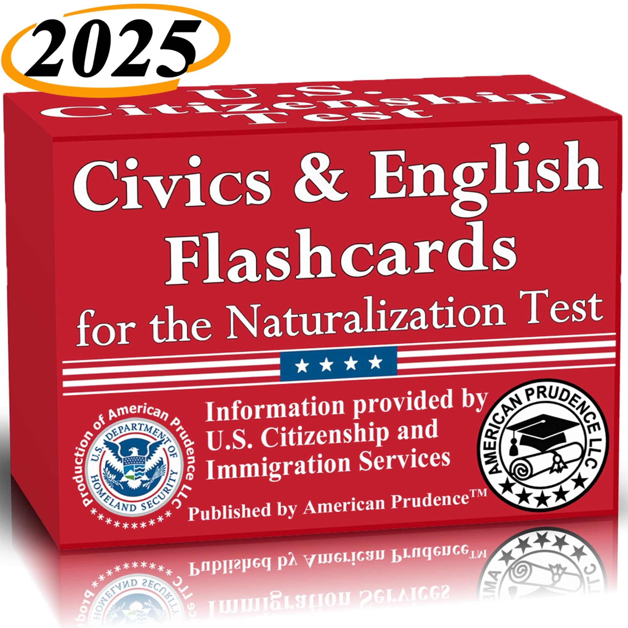 Civics And English Flashcards To Study For The US Citizenship Test With All 100 USCIS Illustrated Questions And Answers For American Civics And English Proficiency Exams Amazon de Spielzeug