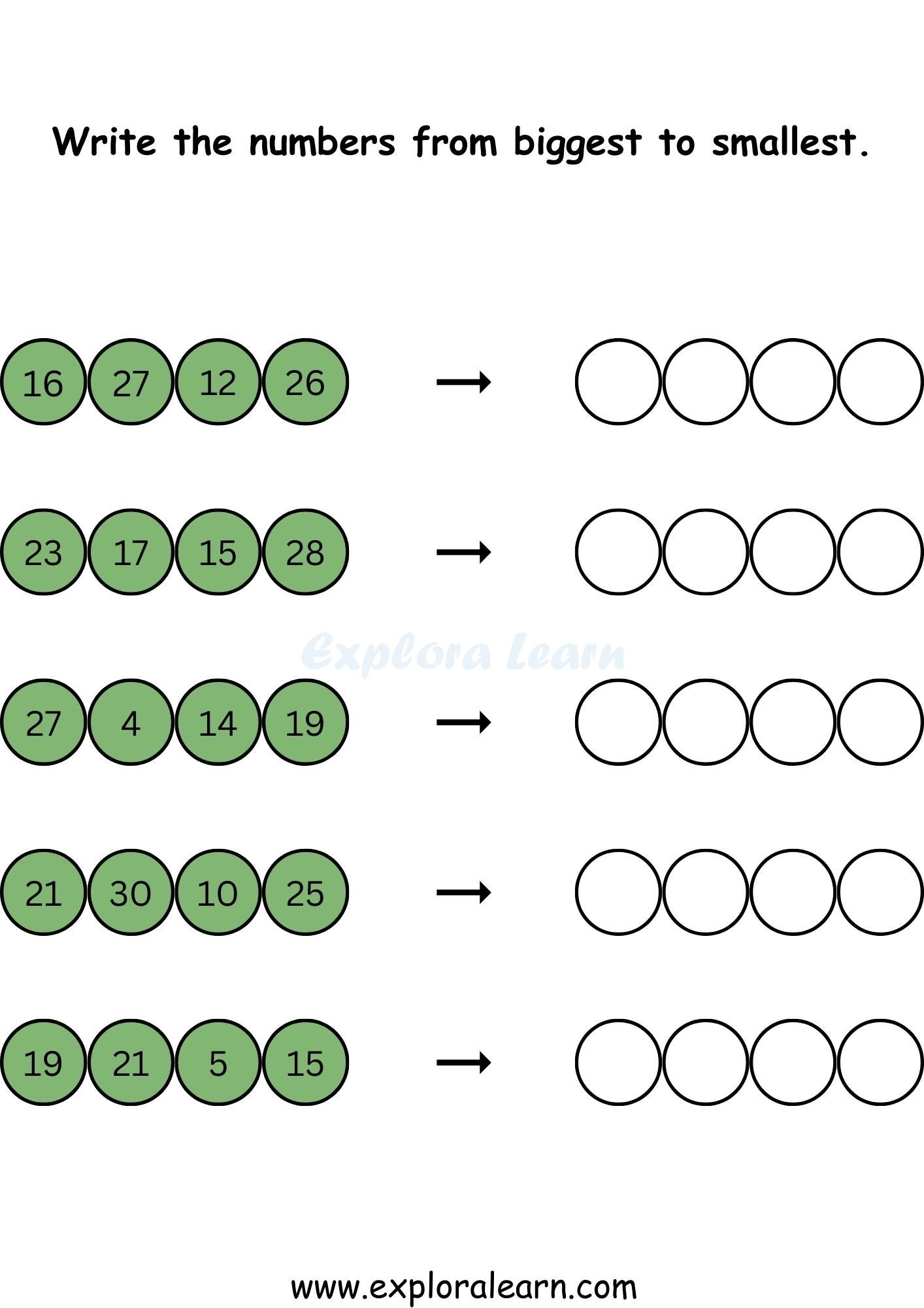children's maths worksheets