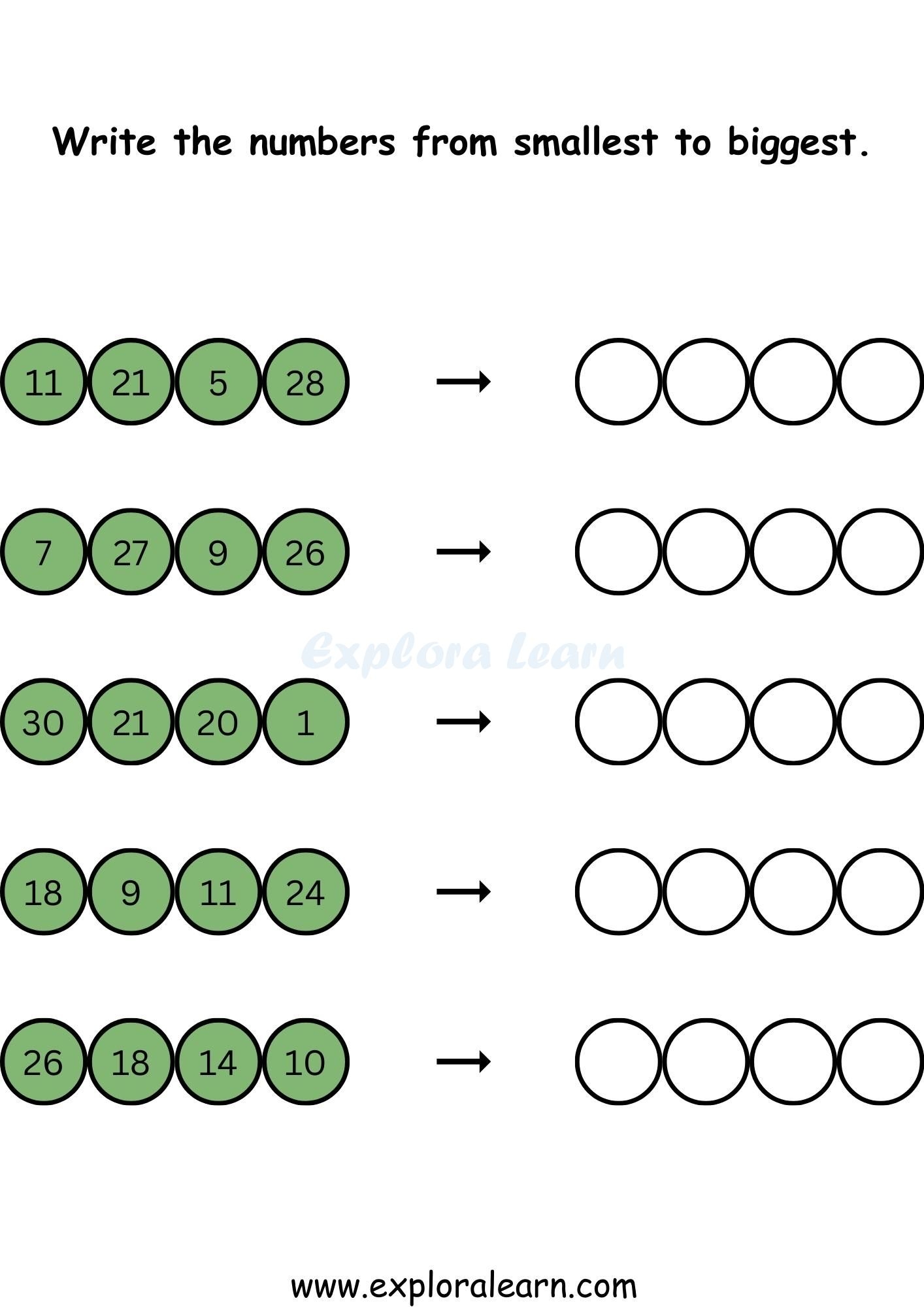 Class 1 Math Worksheets Practice And Learn
