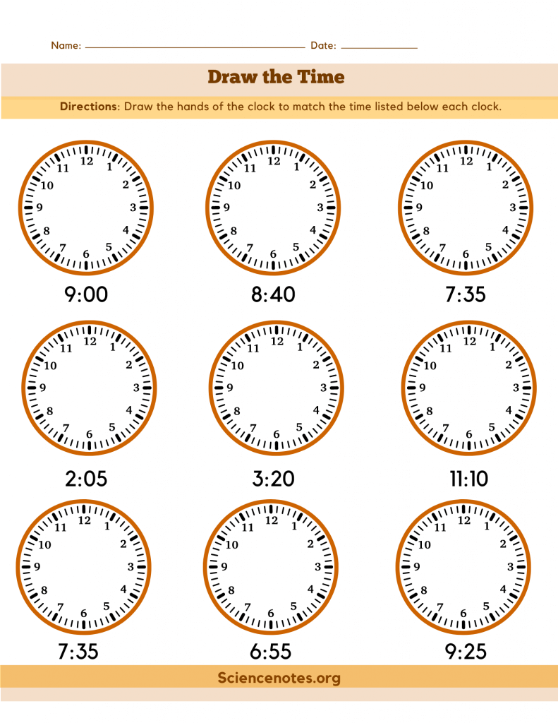 Clock Worksheets How To Tell Time