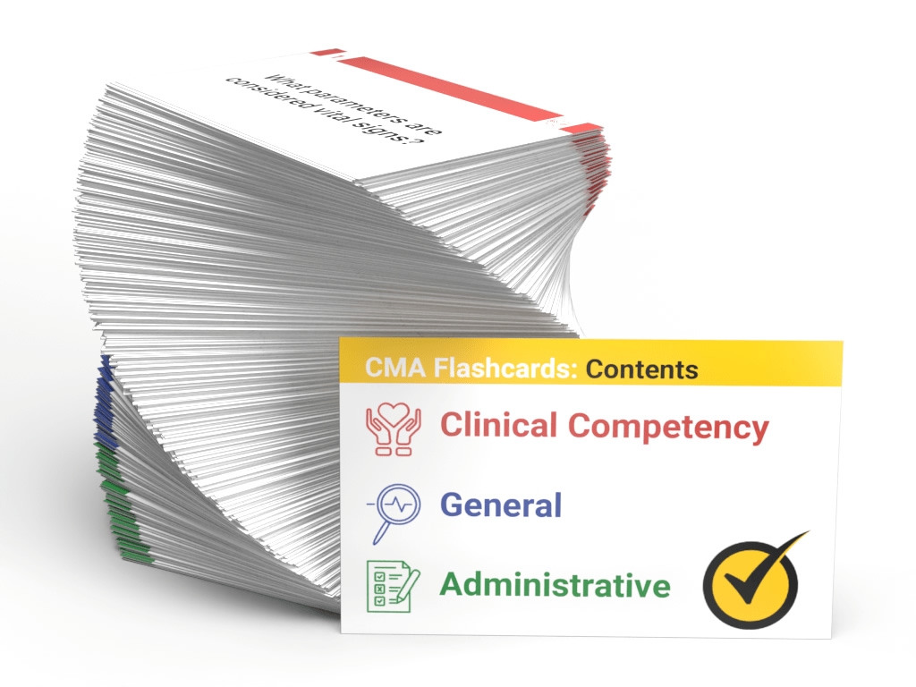 CMA Study Cards with CMA Practice Questions 