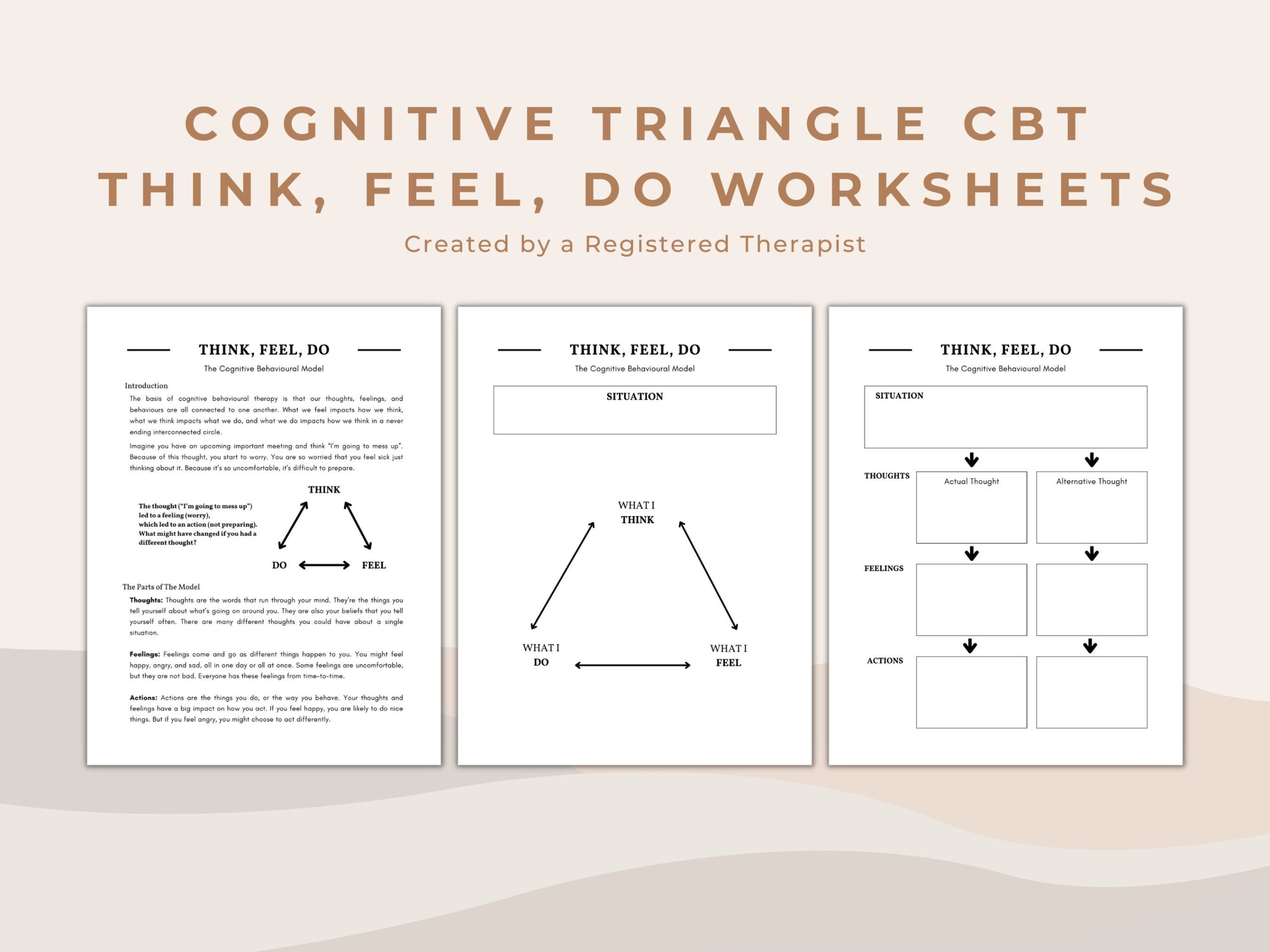 cbt triangle worksheet