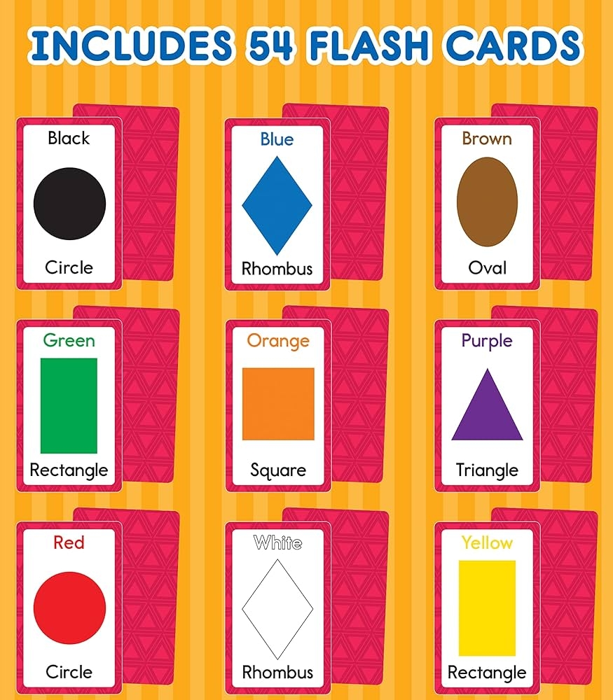 Colors And Shapes Flash Cards Brighter Child Flash Cards Brighter Child Amazon de B cher