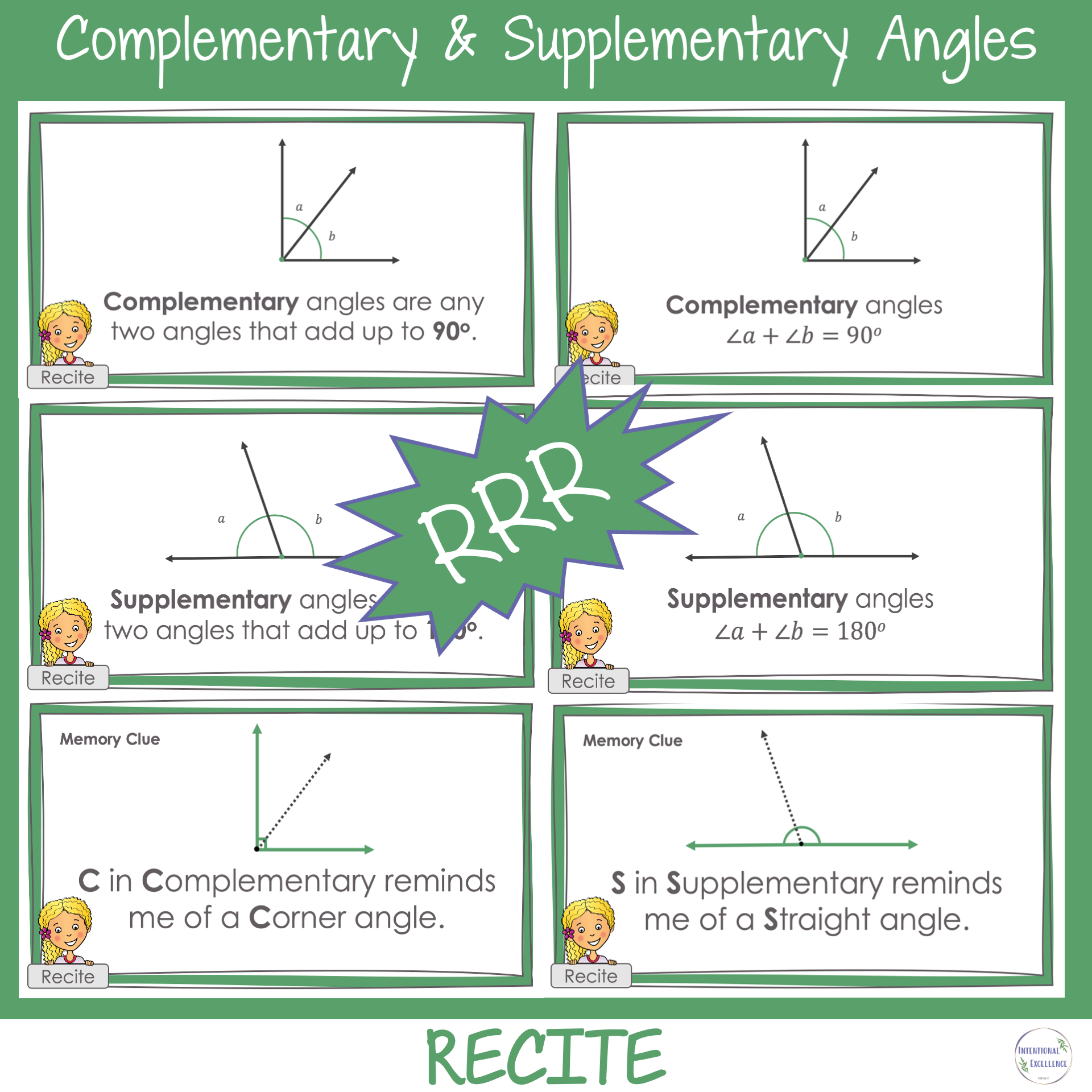 Complementary And Supplementary Angles Year 4 6 Math Review Warm Up And Worksheets BUNDLE Australian Teachers Marketplace
