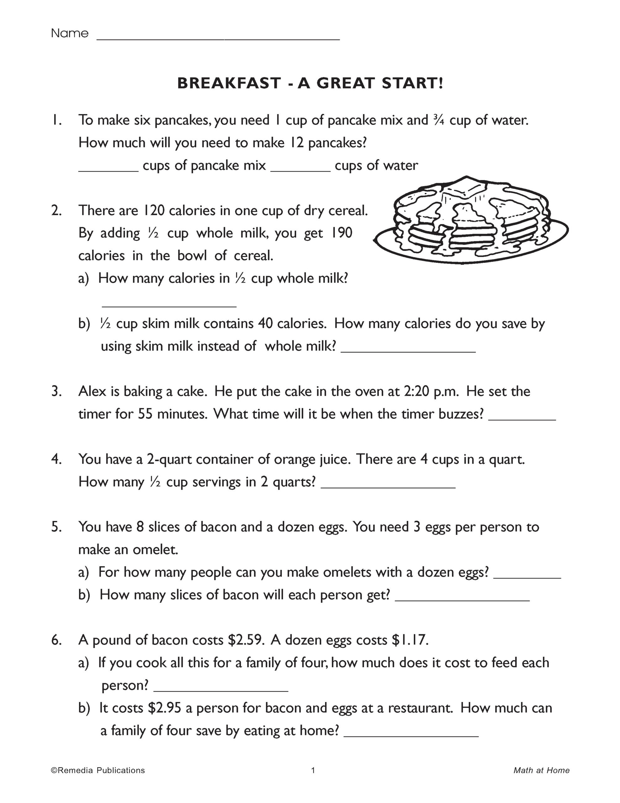 CONSUMER MATH AT HOME Life Skills Word Problems Made By Teachers