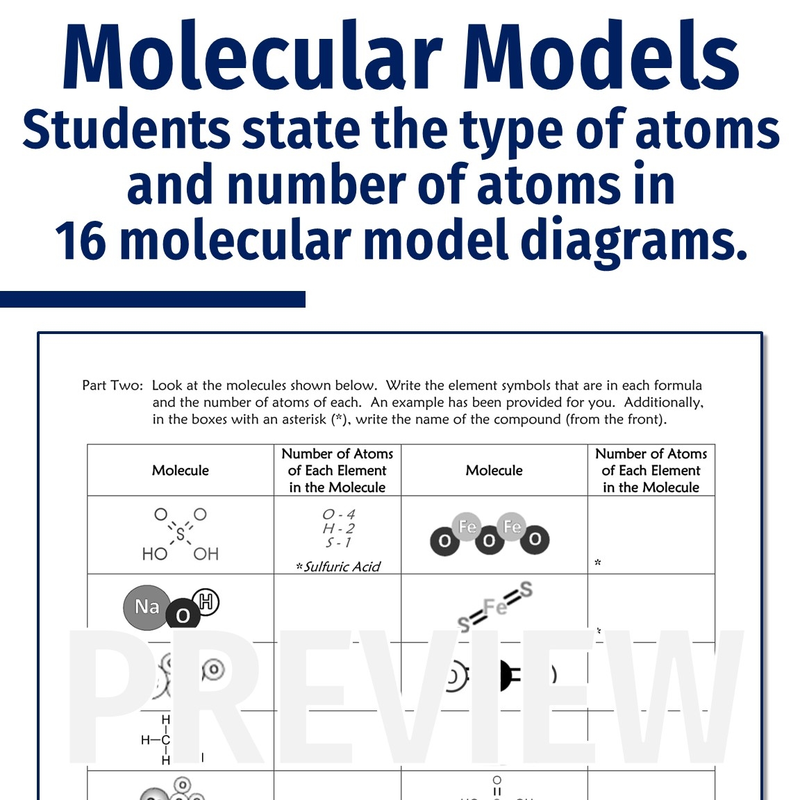worksheet counting atoms