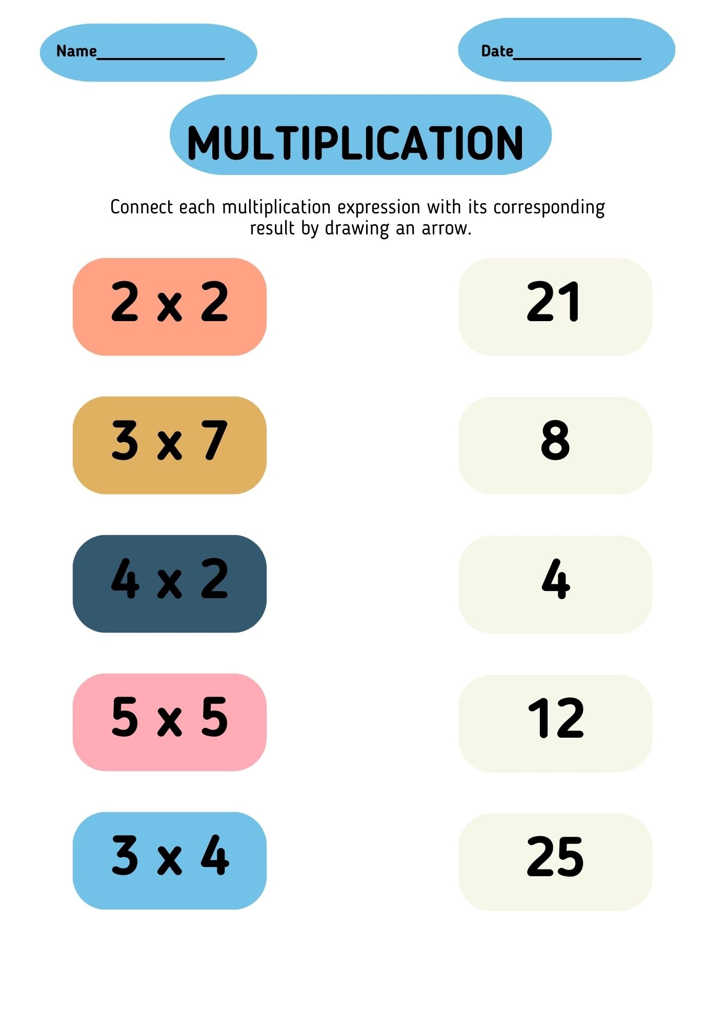create math worksheet