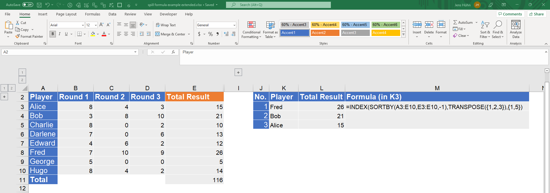 Create Resilient Excel Model With Spilling Dynamic Array Formulas