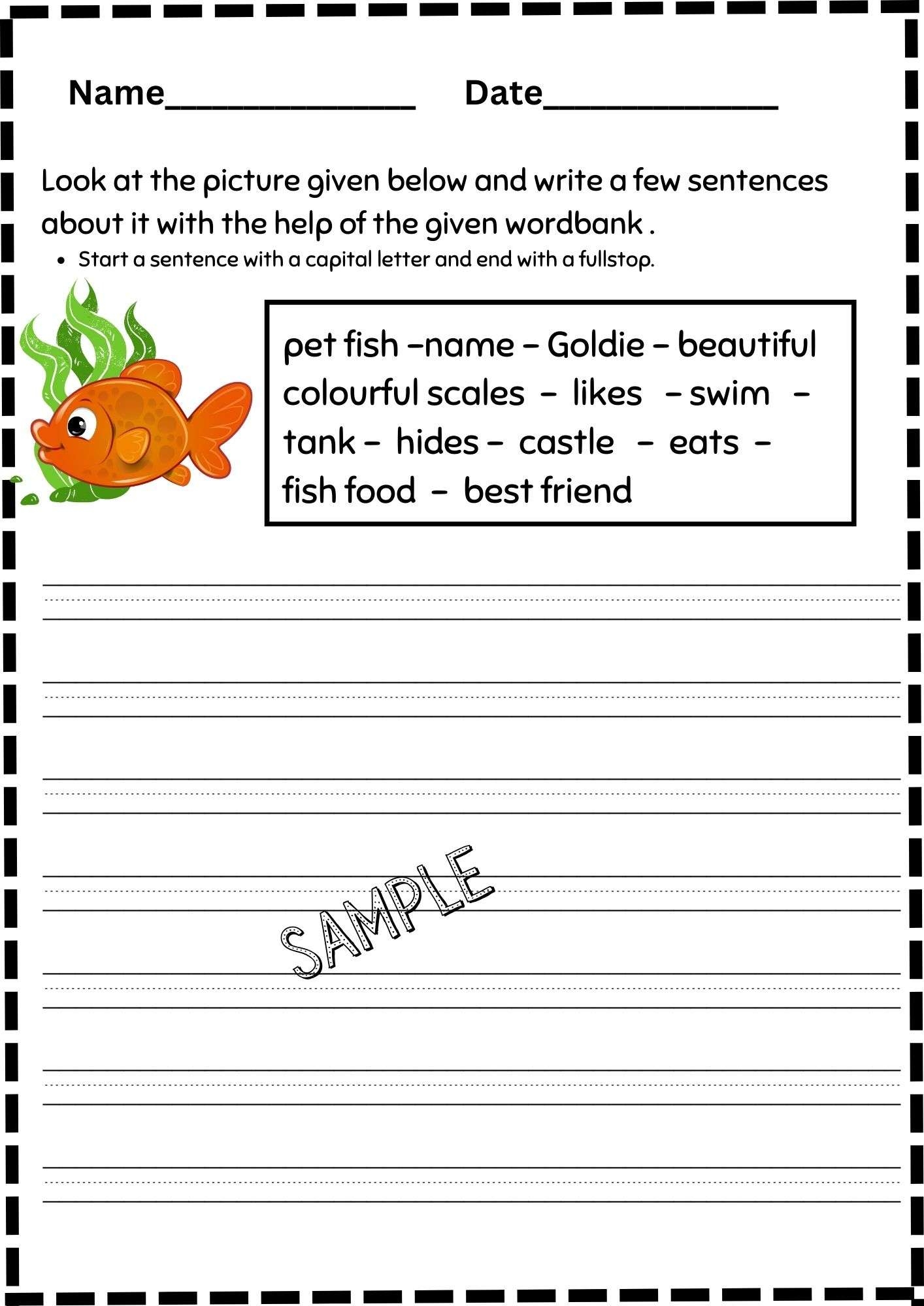 Creative Writing Worksheets For Kids 6 Fun Animal Prompts Creative Writing Worksheets For Kids 6 Fun Animal Prompts