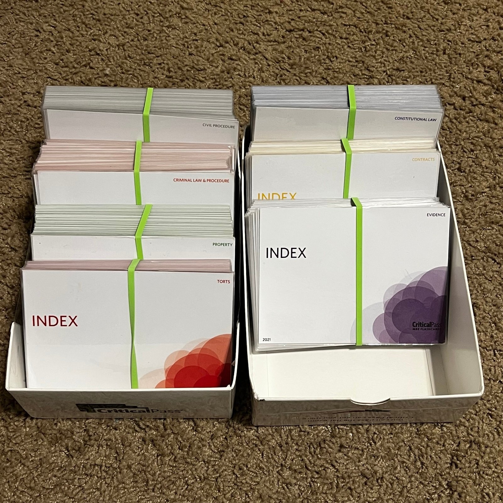 Critical Pass Bar Flashcards Bundle MBE MEE Subjects 