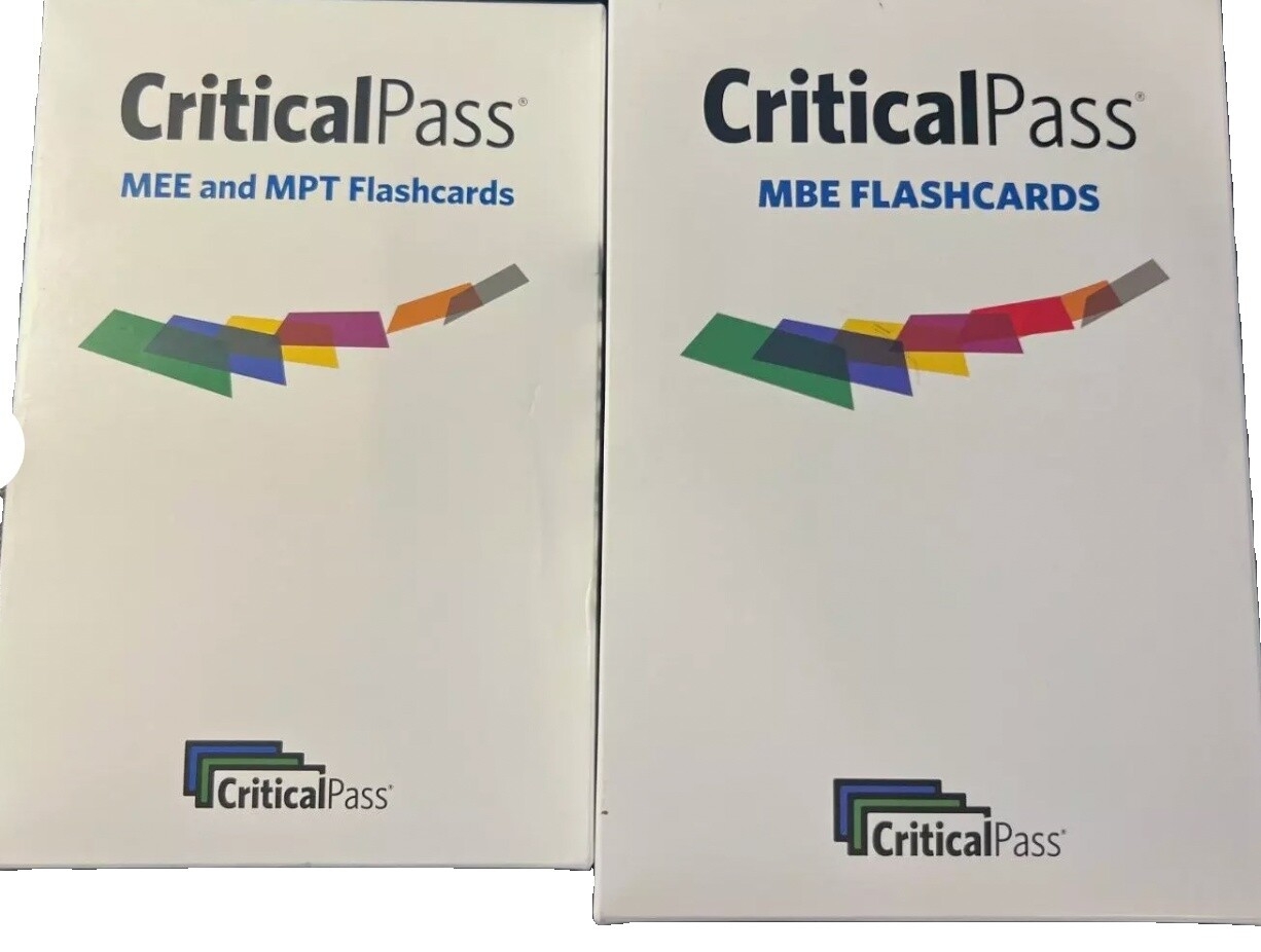 Critical Pass Flashcards EBay