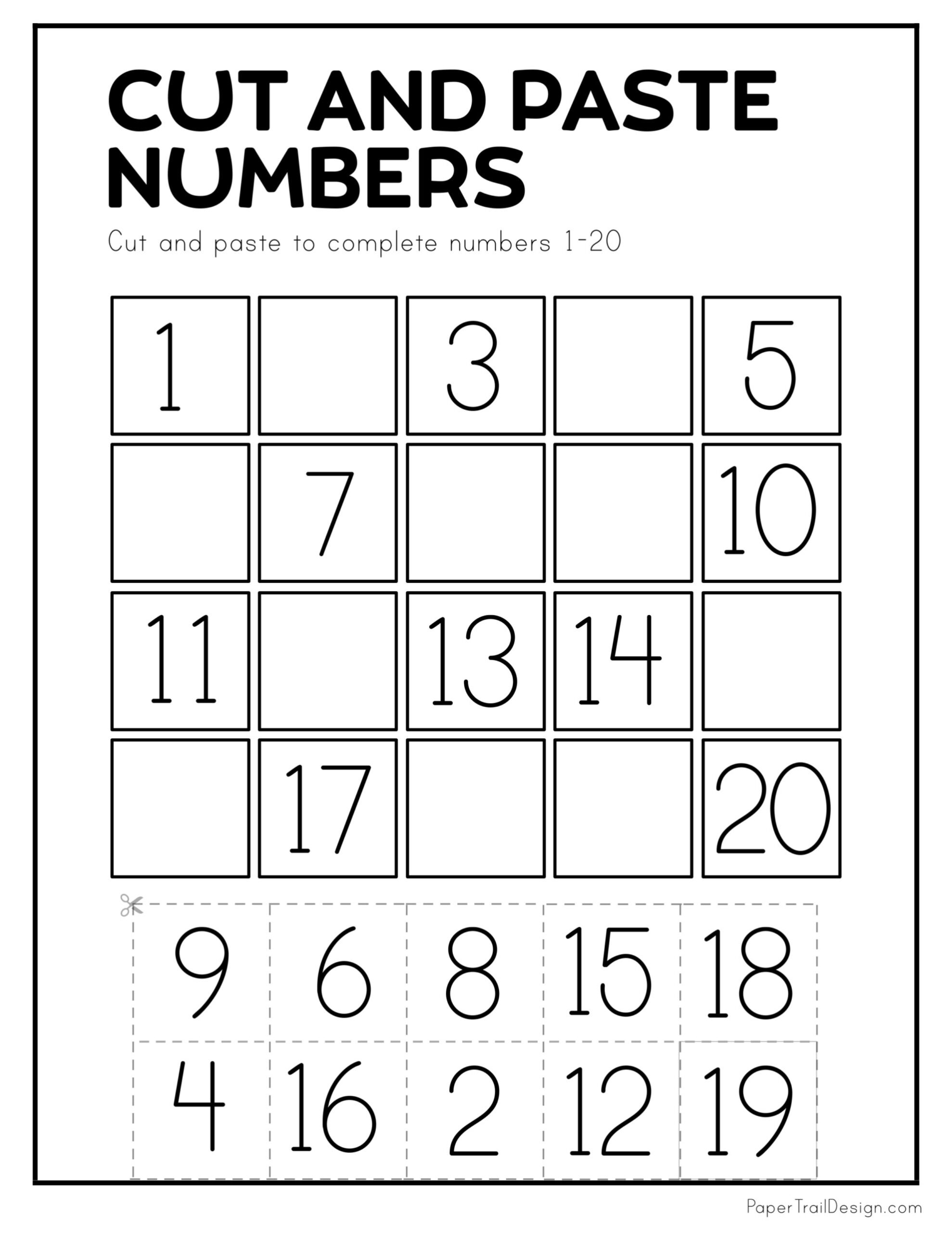 Cut And Paste Worksheets Paper Trail Design Cut And Paste Worksheets Paper Trail Design