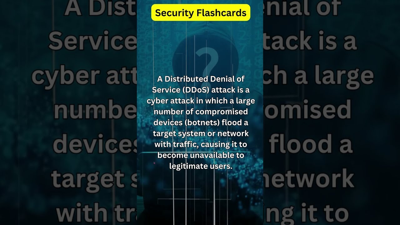 Cyber Security FlashCards shorts YouTube