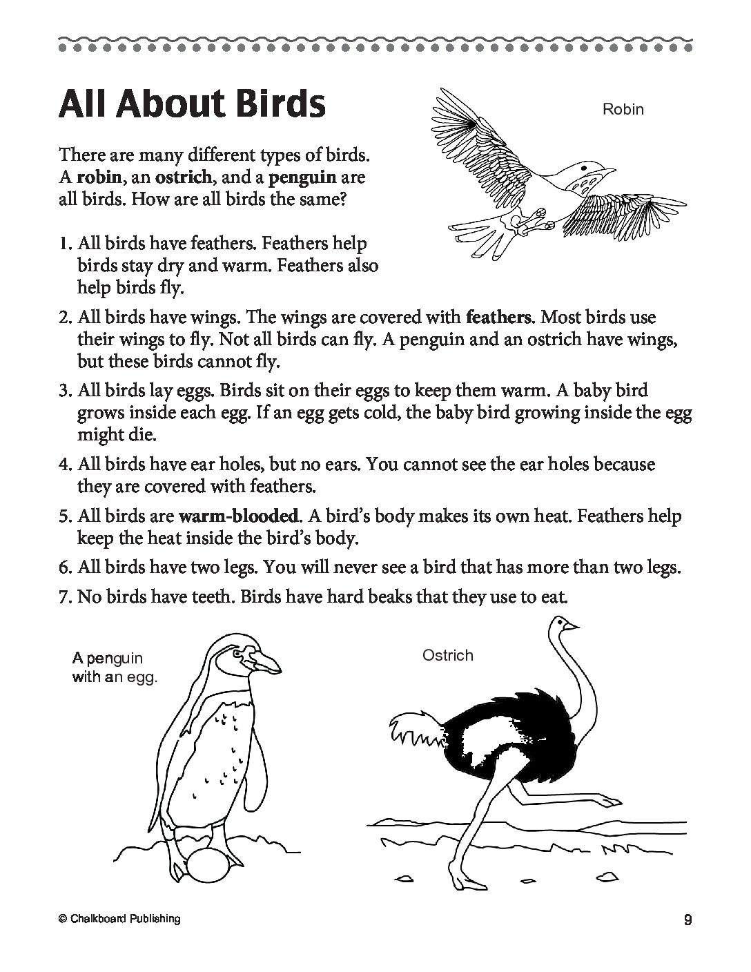 2nd grade reading worksheet