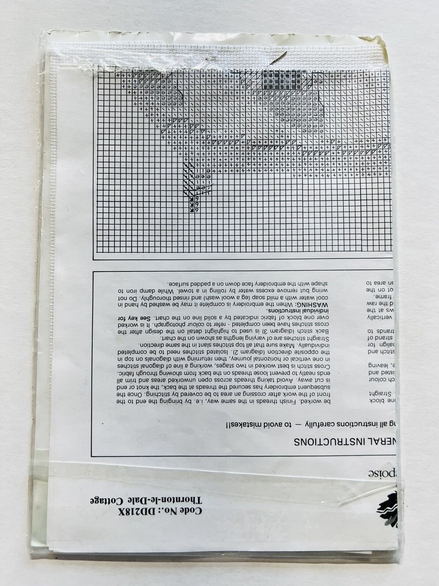 Dale Designs Needlepoise Thornton Le Dale Cottage Stitch Kit Rose Swalwell Open EBay UK