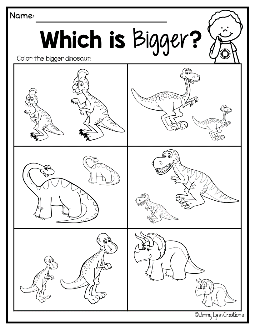 dinosaur math worksheets