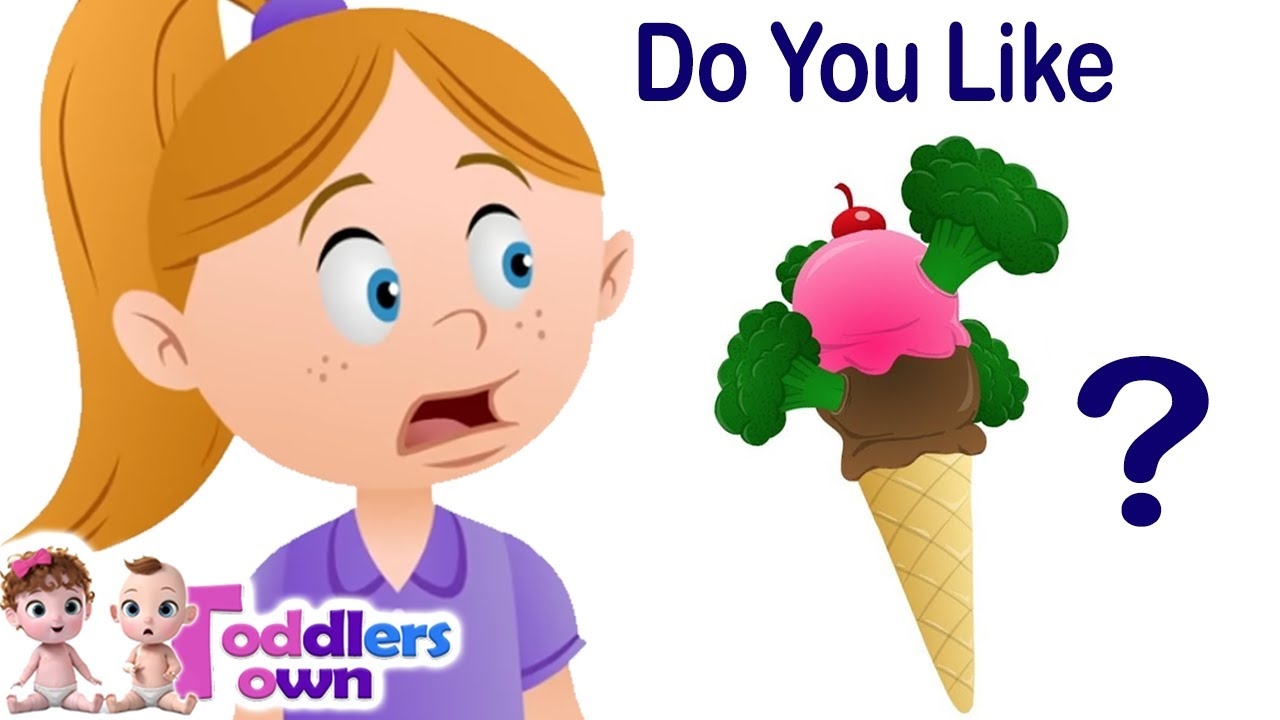 do you like broccoli ice cream flashcards