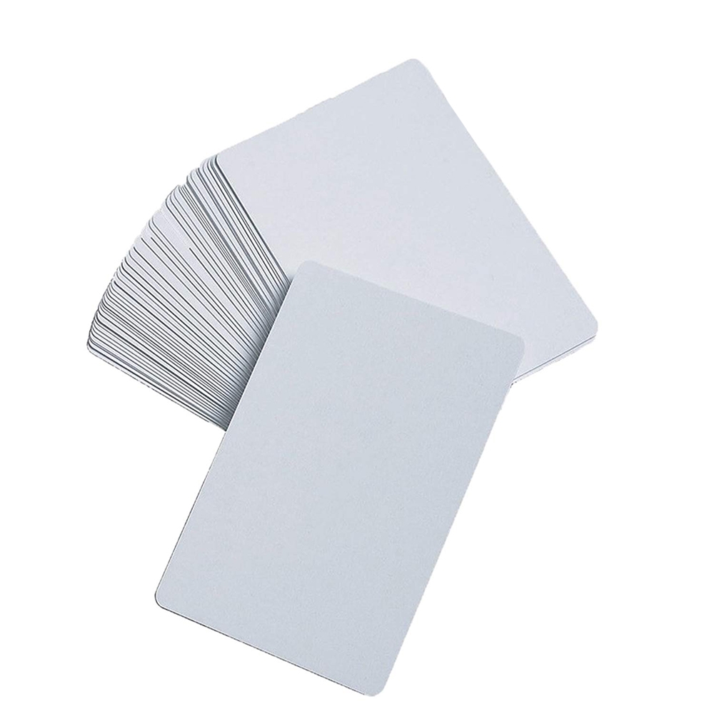 DOER DIY Blank Playing Cards Set Reusable For Card Games Flash Cards Business Cards Deck Of 100 MR LABEL