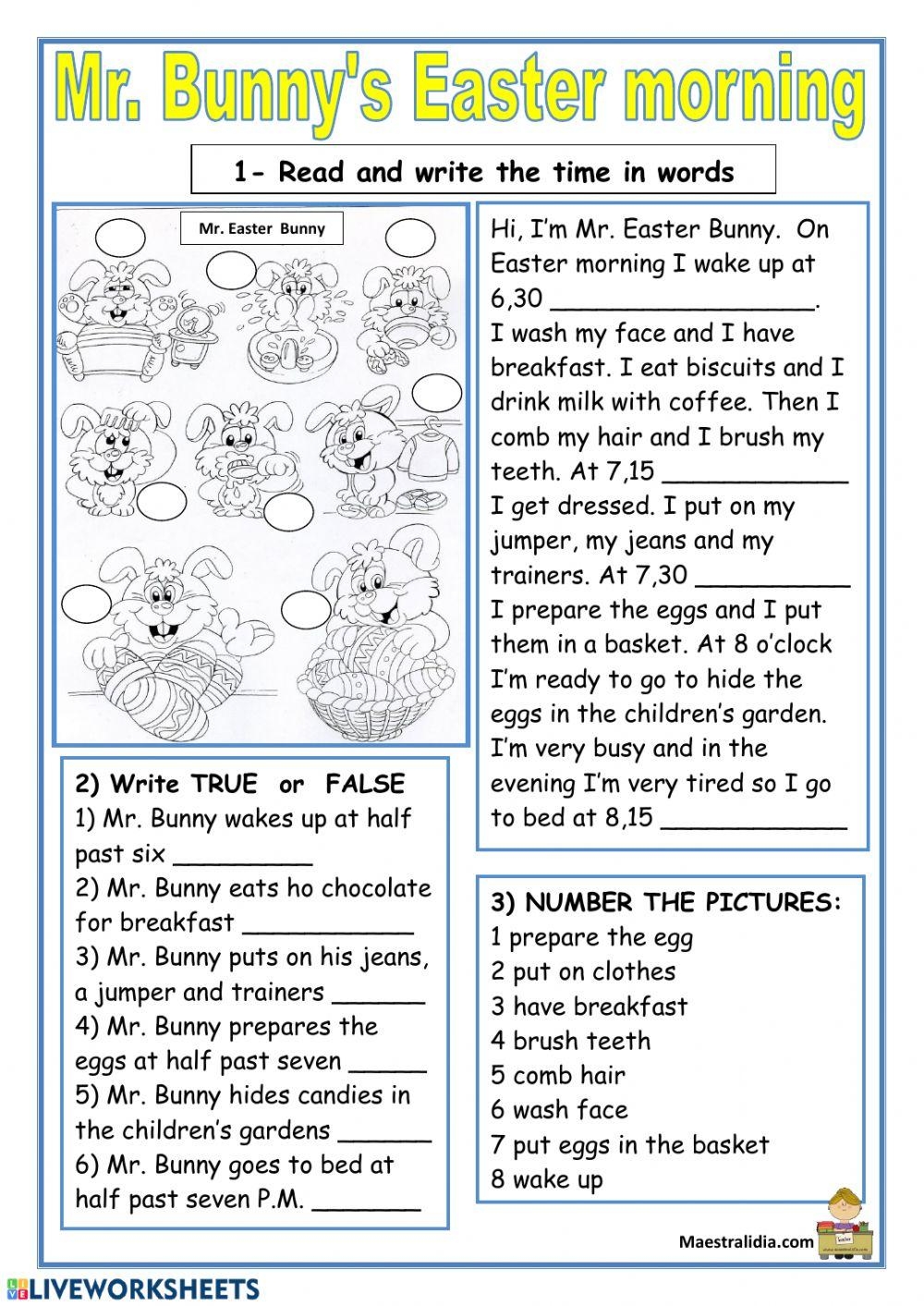 Easter Reading Comprehension Worksheet With Inference Retrieval Worksheets Library Easter Reading Comprehension Worksheet With Inference Retrieval Worksheets Library