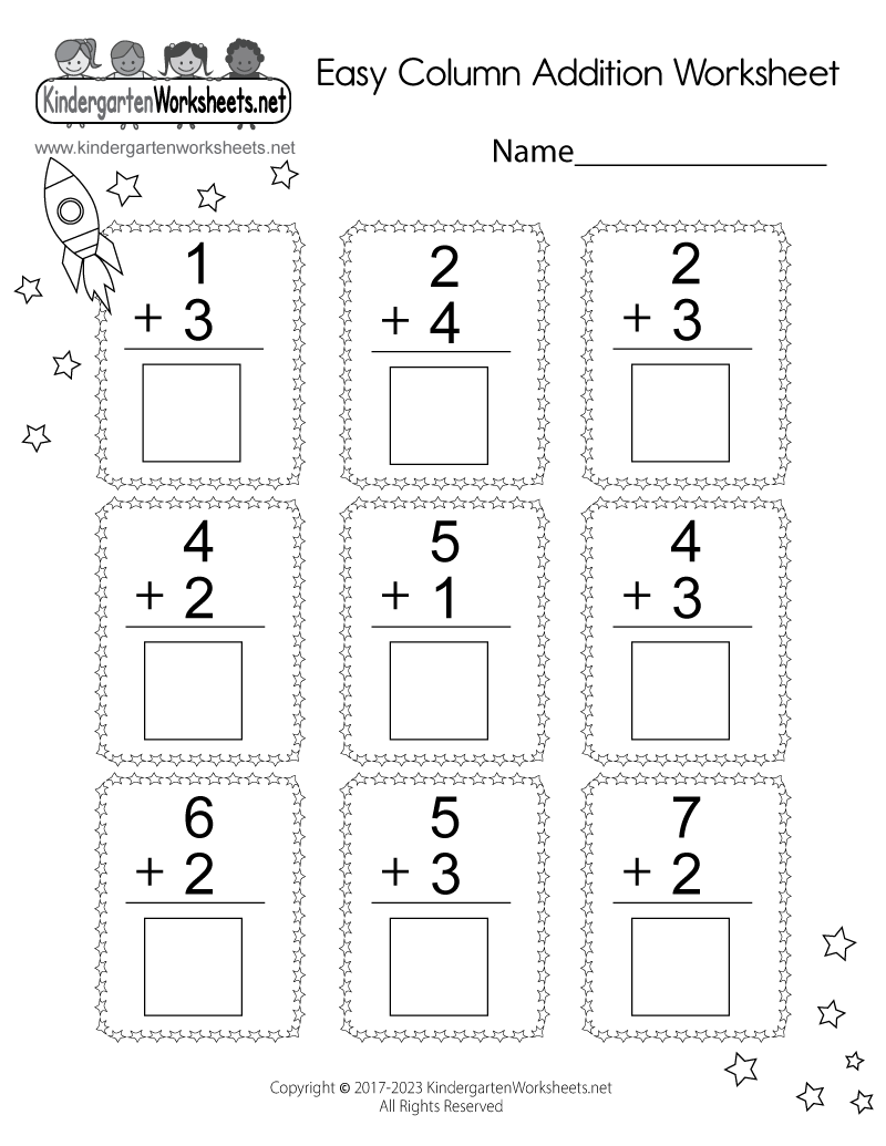 printable math addition worksheets