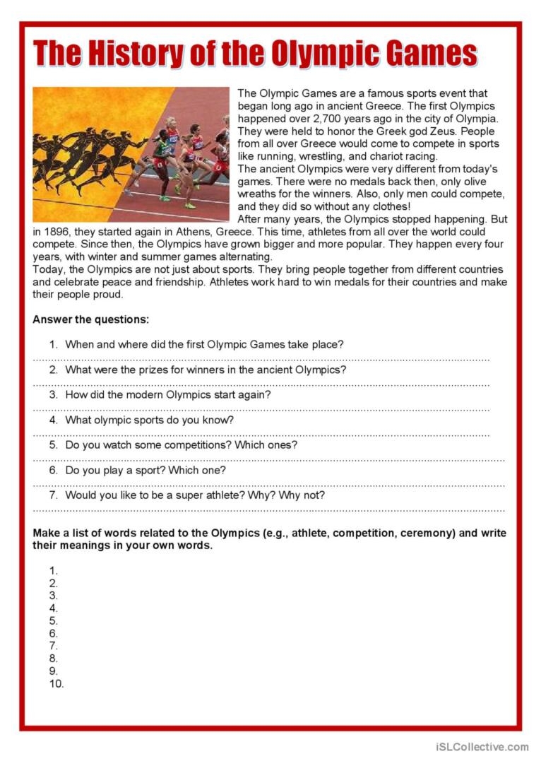 Easy Reading The History Of The Ol English ESL Worksheets Pdf Doc