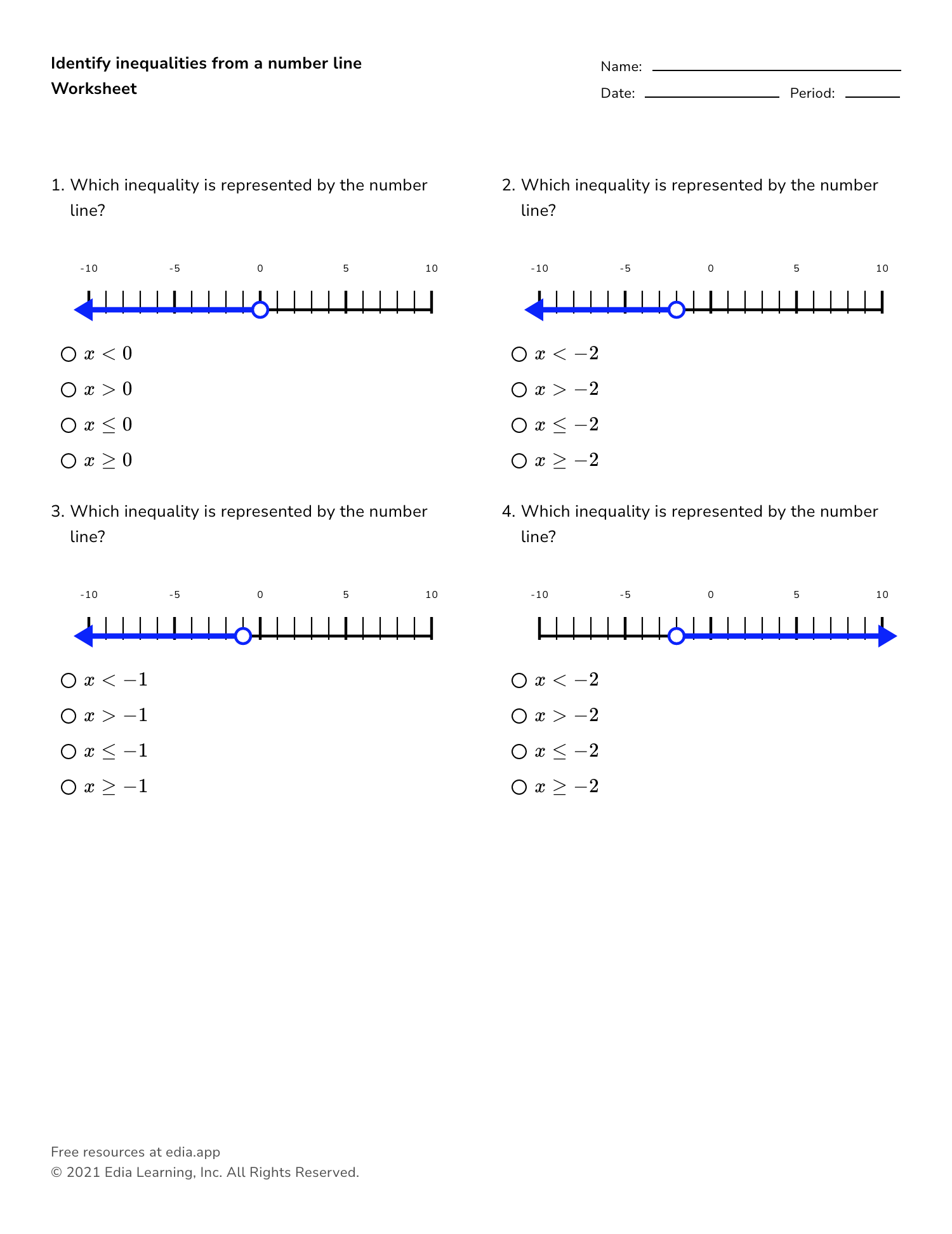 graphing linear inequalities worksheet