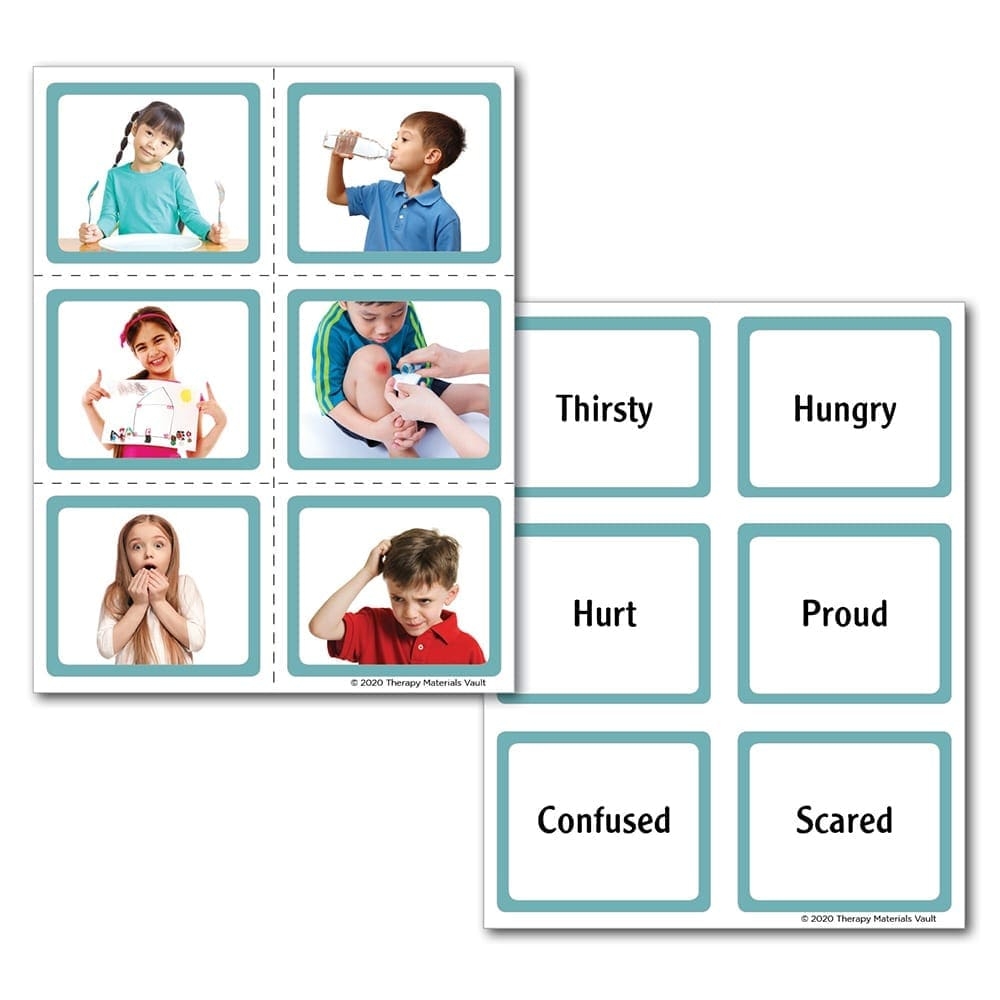 Emotion Flashcards Featuring Real Photo Examples TMV