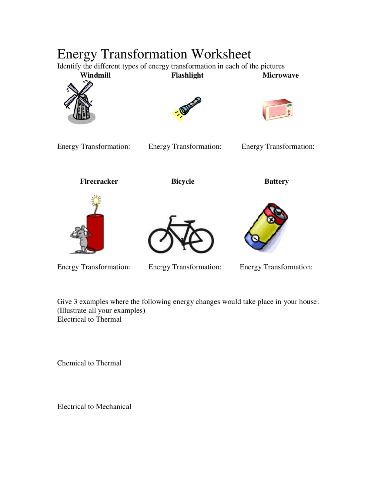 Energy Transformation Worksheet Slides Heat And Mass Transfer Docsity
