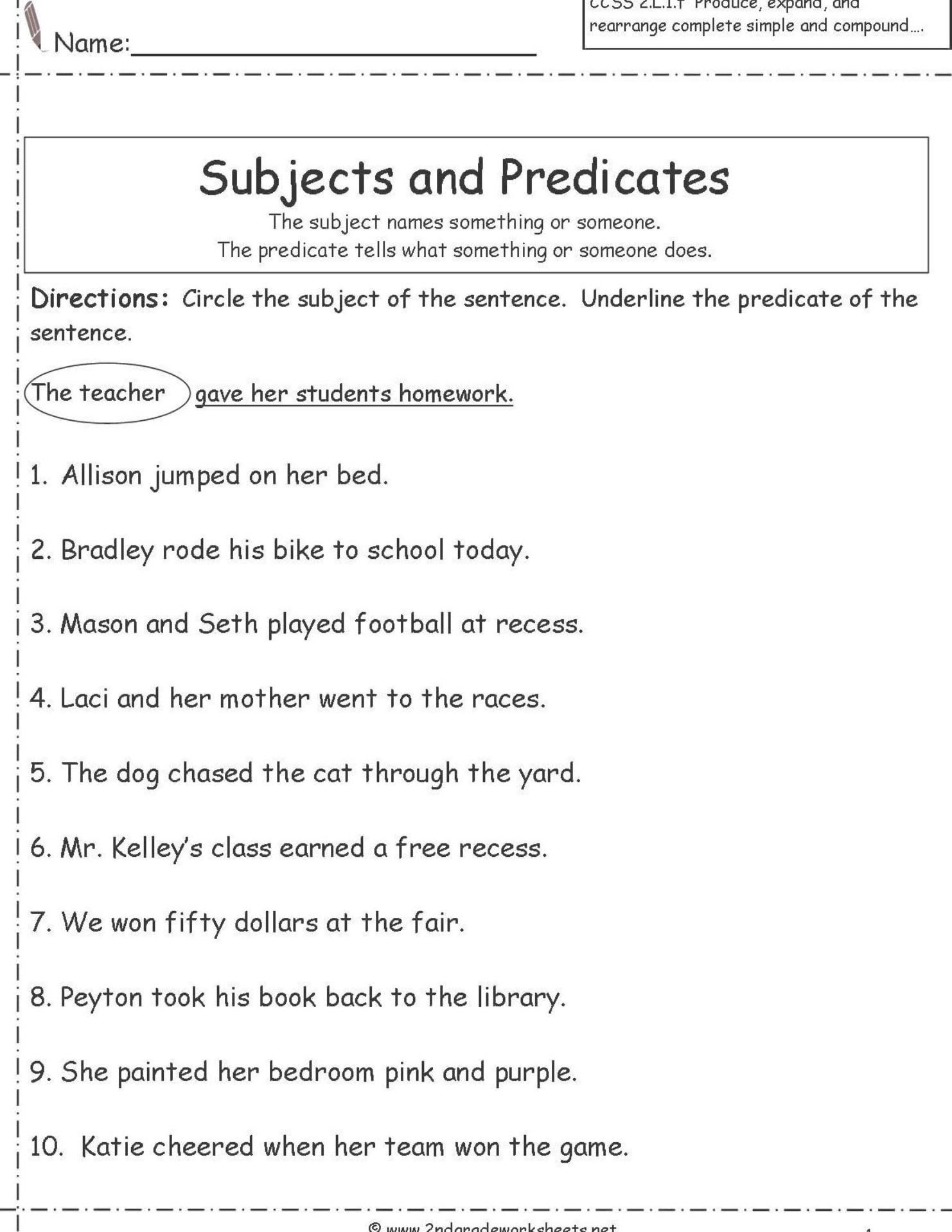 English Grammar Worksheets PDF
