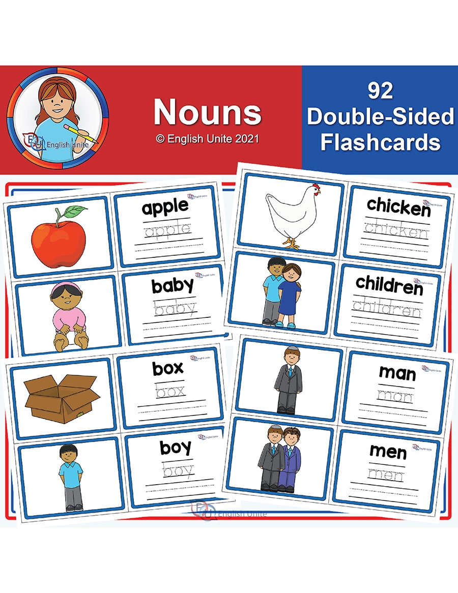 English Unite Flashcard Set Nouns
