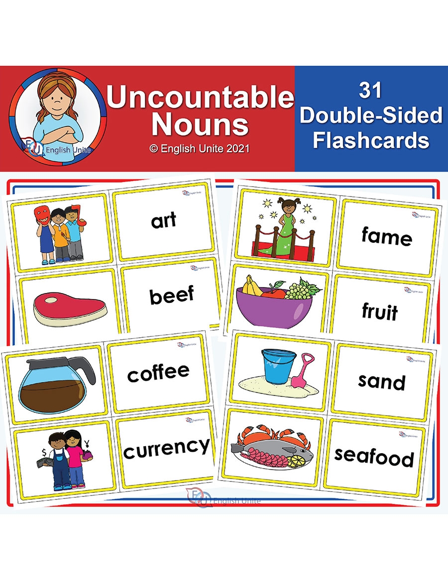 English Unite Flashcards Uncountable Nouns