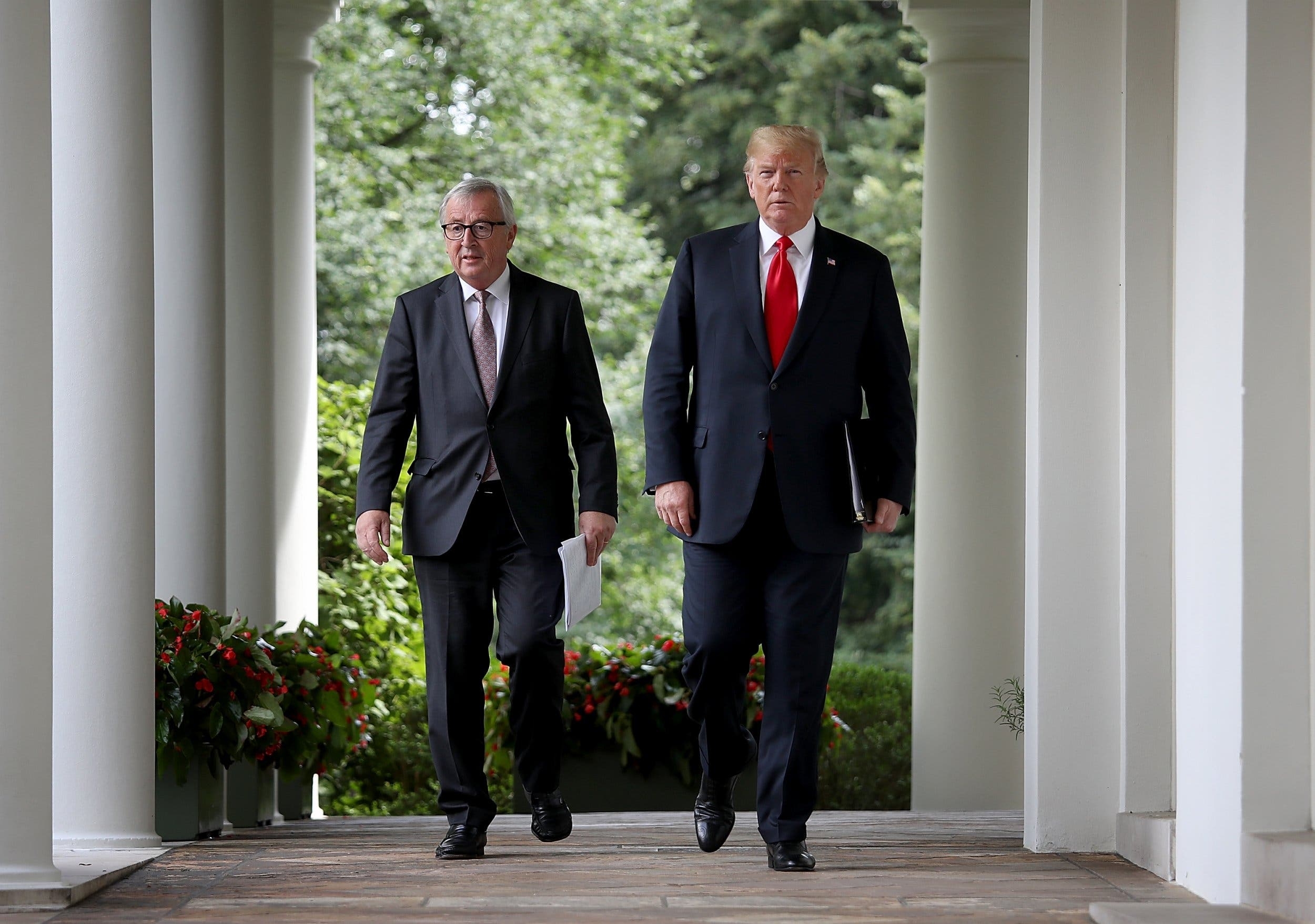 EU Chief Used Bright Simple Flash Cards To Explain Trade War To Trump Report Newsweek