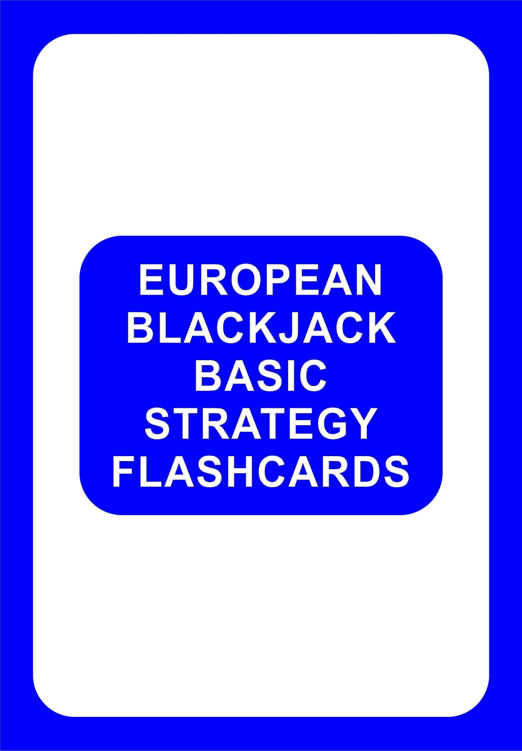 European Blackjack Basic Strategy FLASHCARDS Full Color Printable pdf Instant Digital Download Perfect For Casino Night Black Jack Etsy Canada