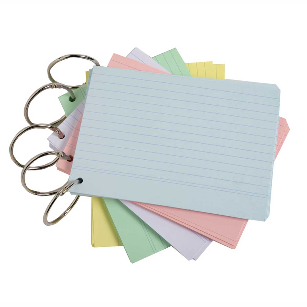 flashcards with rings
