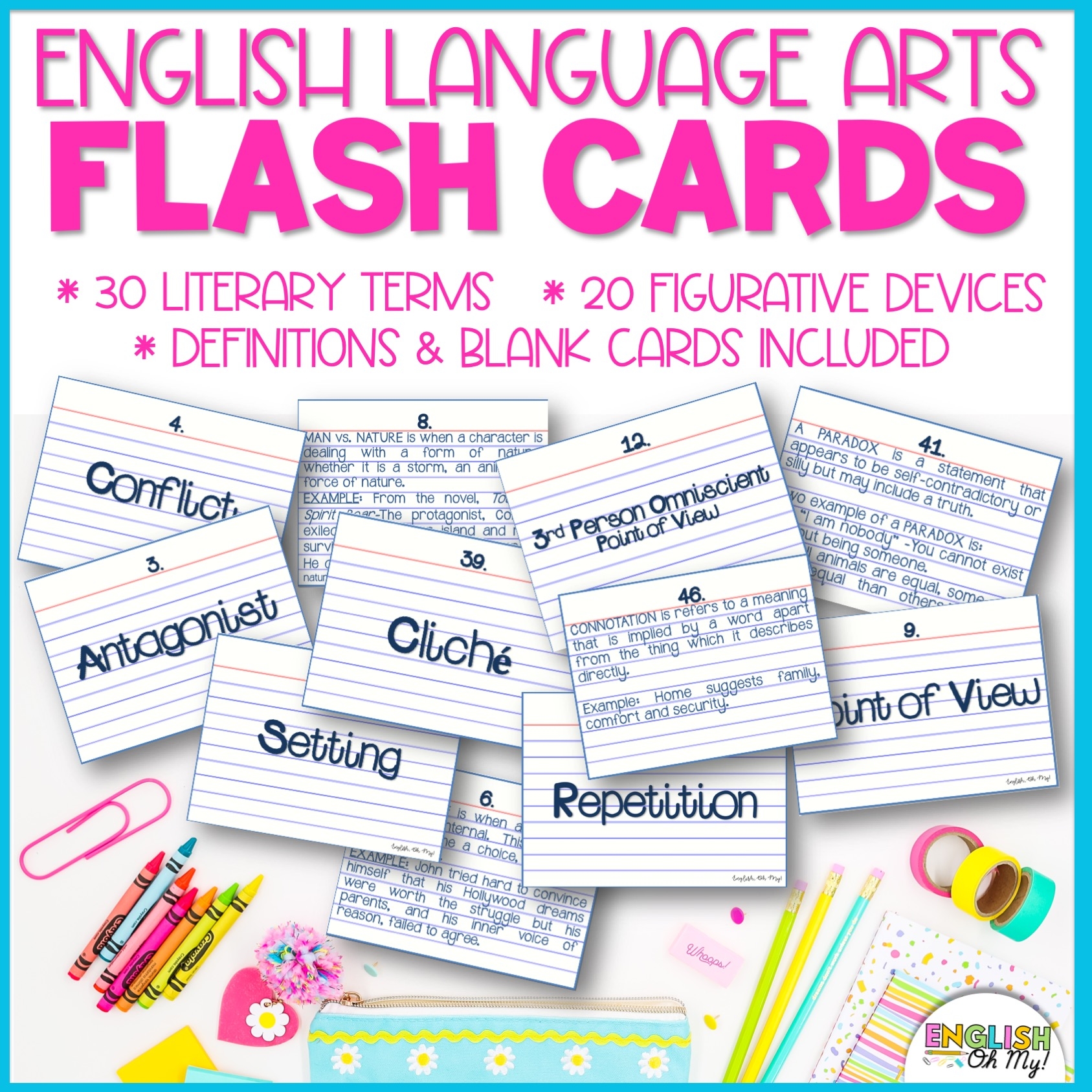figurative language flashcards