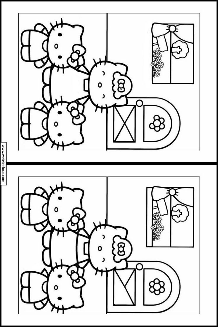 Find The Difference Game Hello Kitty 11