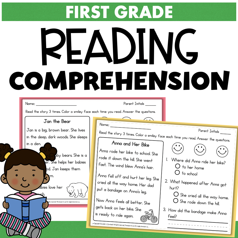 reading worksheets for 1st grade