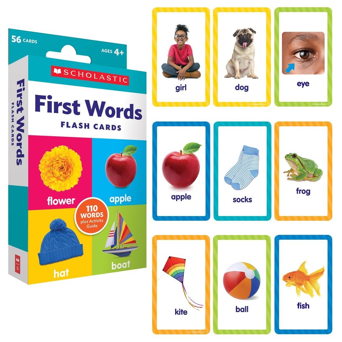 First Words Flash Cards By Scholastic