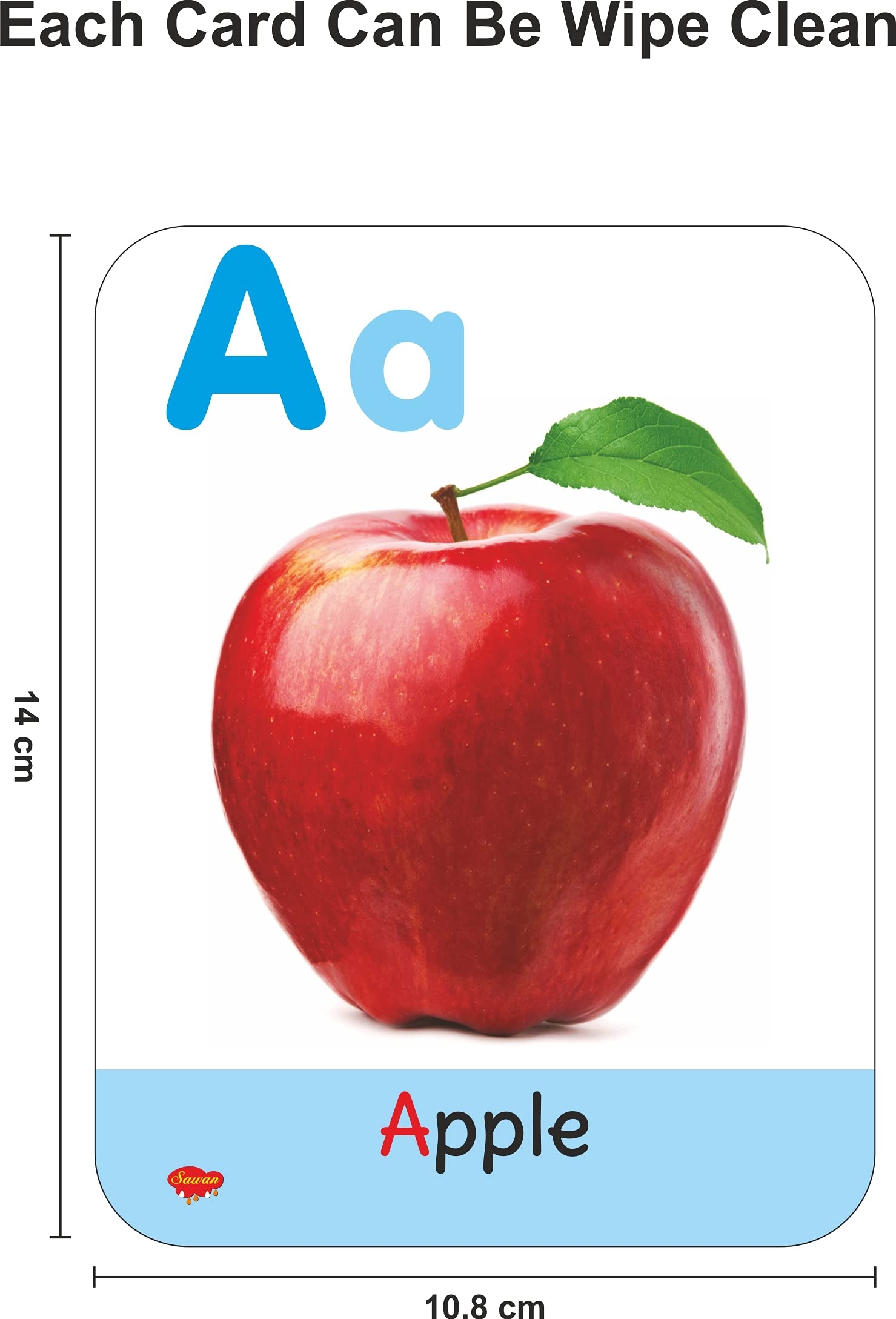 Flash Card My Big Alphabet Flash Card Littlelearns