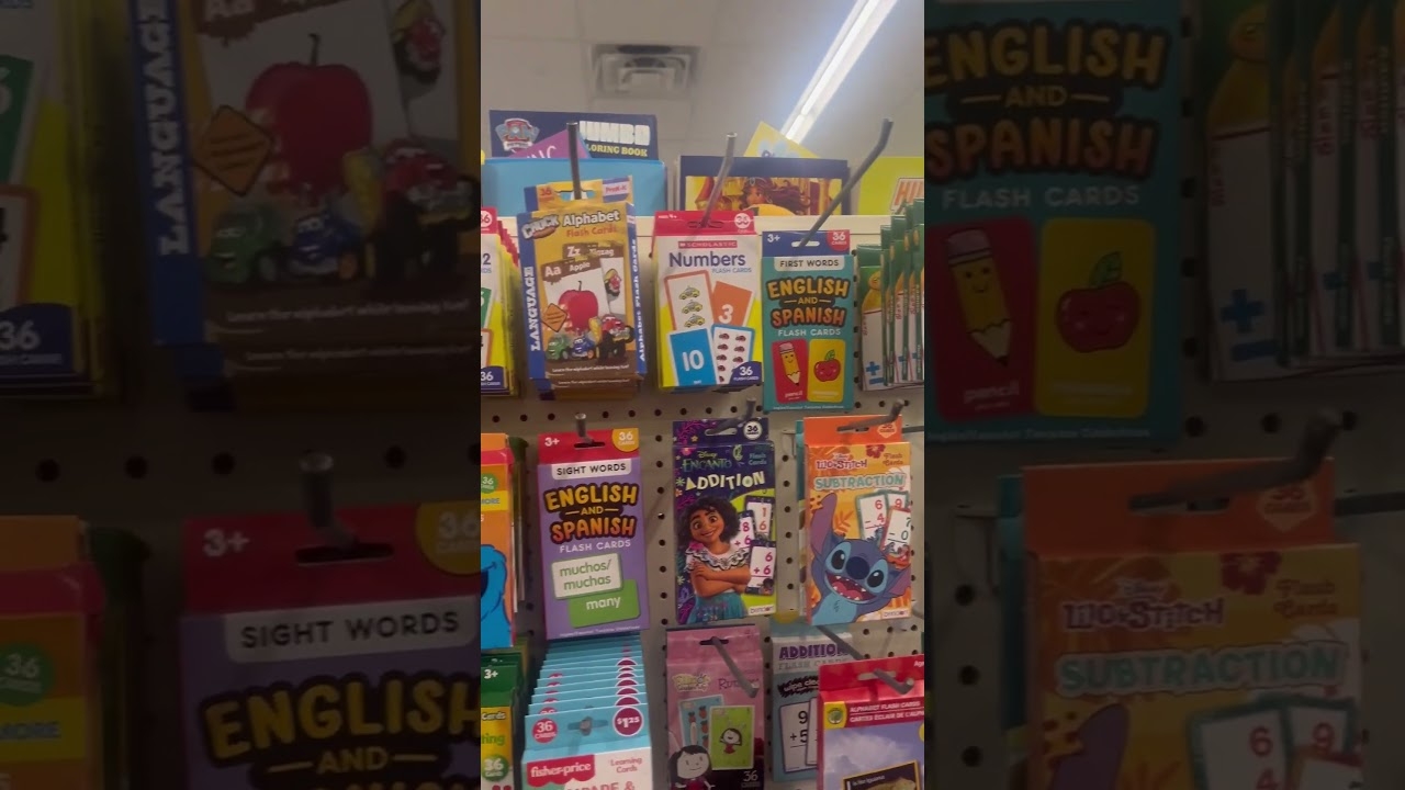 FLASH CARDS For The Kiddos Dollar Tree dollartree backtoschool learning YouTube