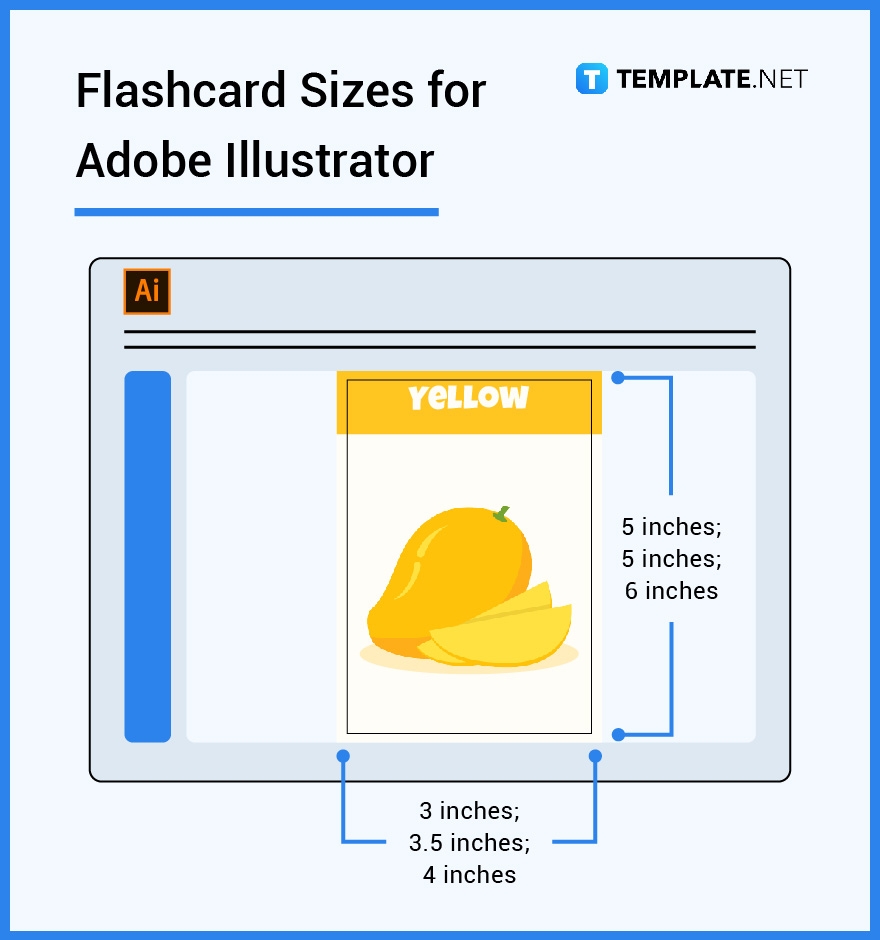 Flashcard Size Dimension Inches Mm Cms Pixel