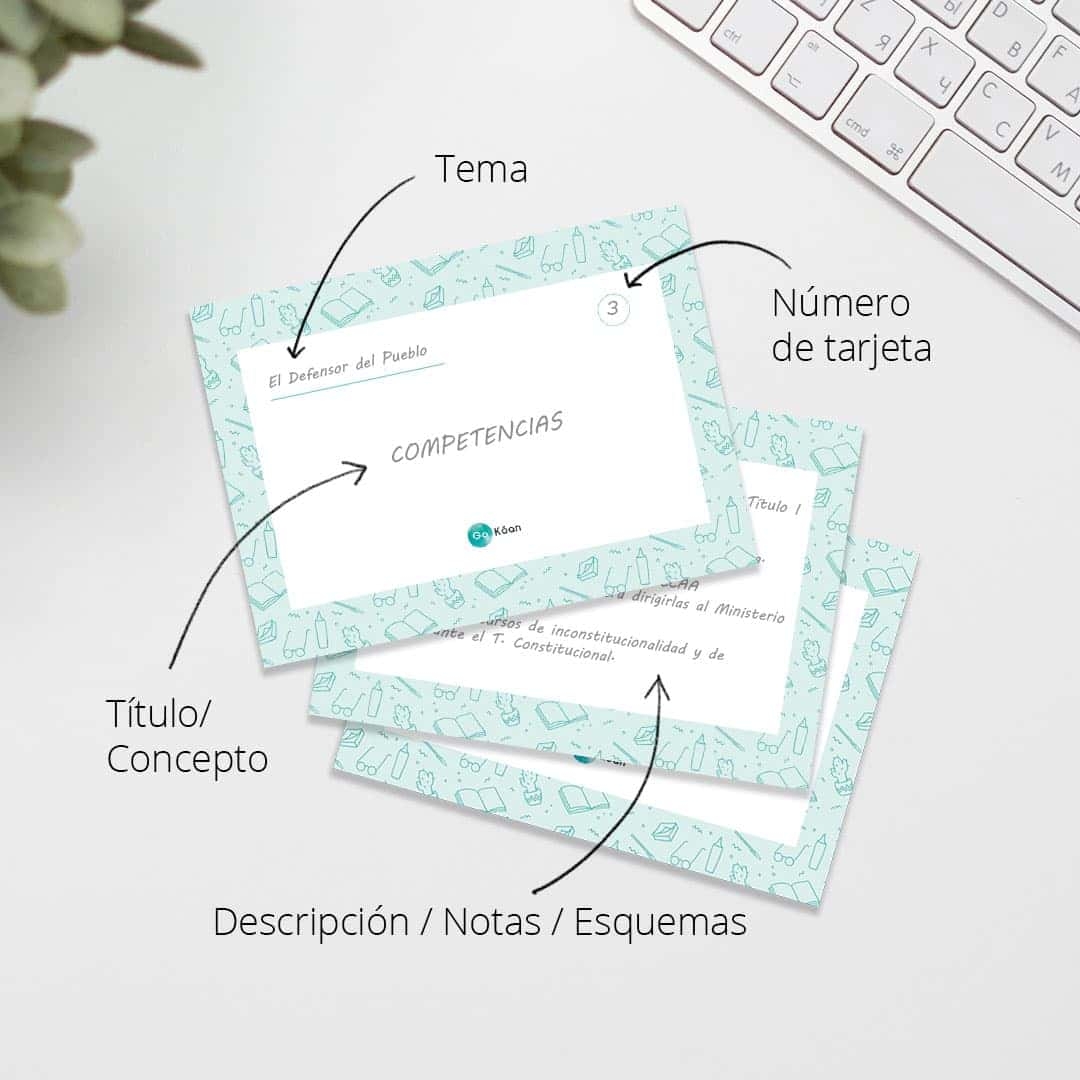 Flashcards Descargables Para Estudiar Oposiciones