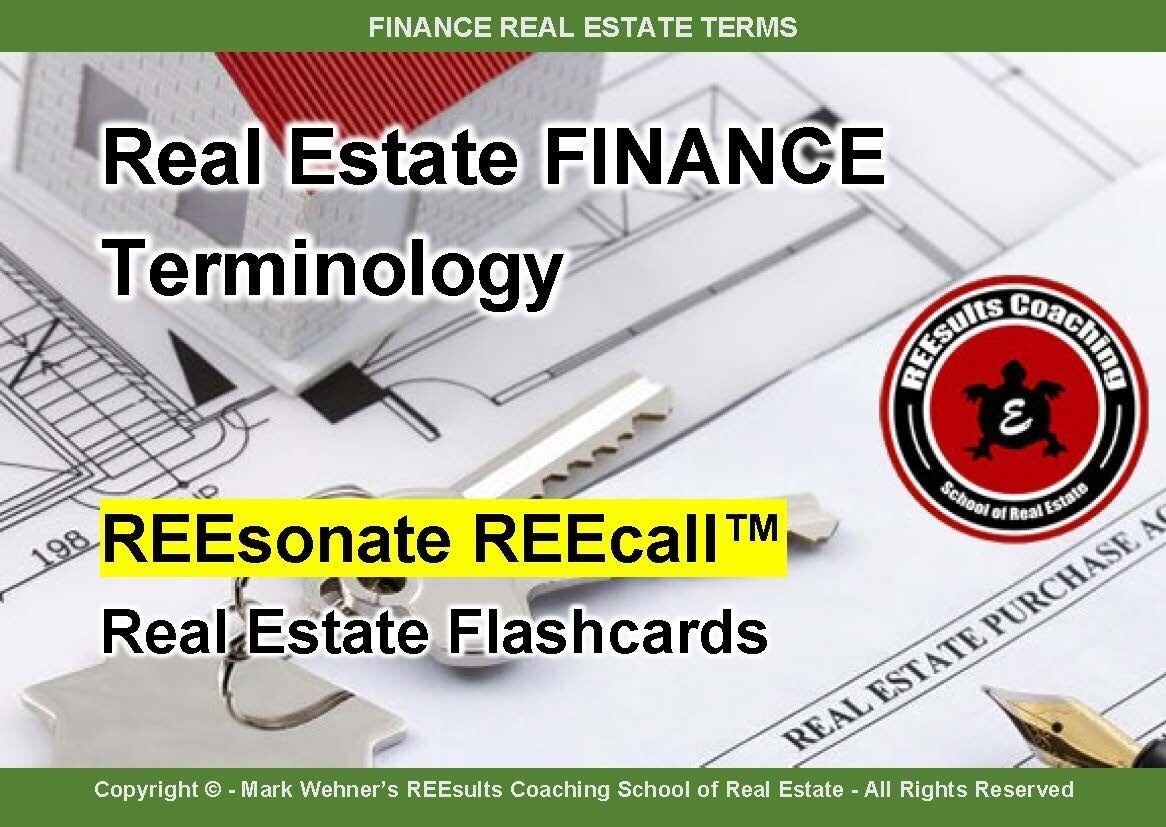 real estate flashcards