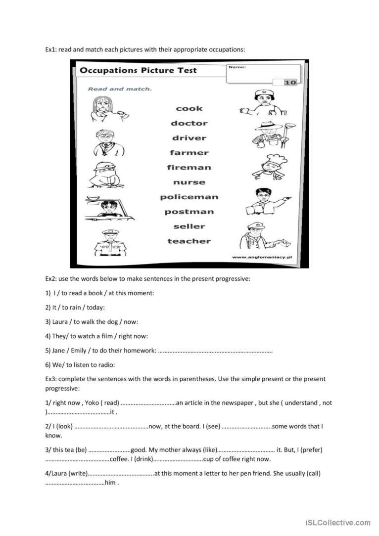 For The 7th Grade English ESL Worksheets Pdf Doc