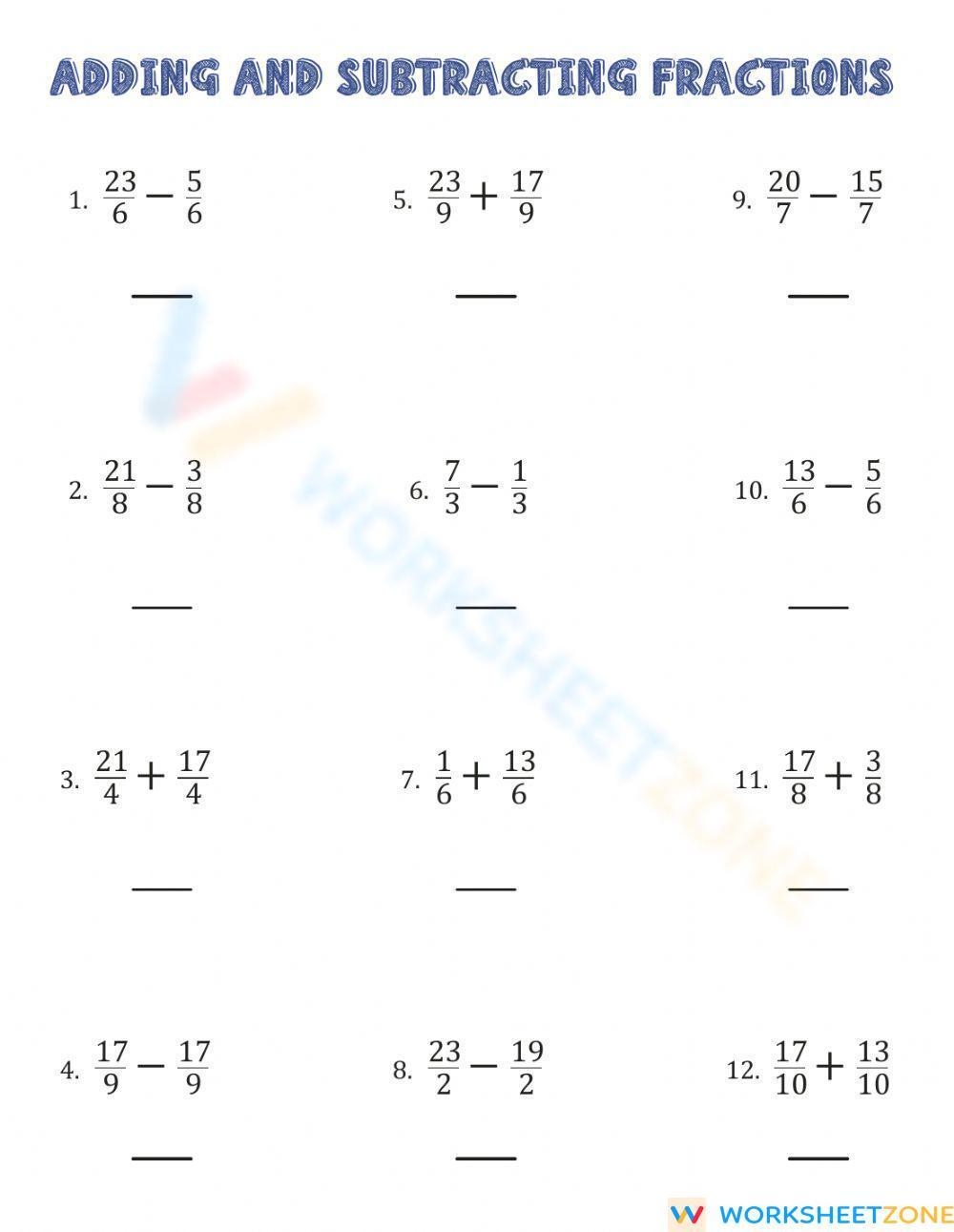 Fractions Master Fraction Operations Worksheet Fractions Master Fraction Operations Worksheet