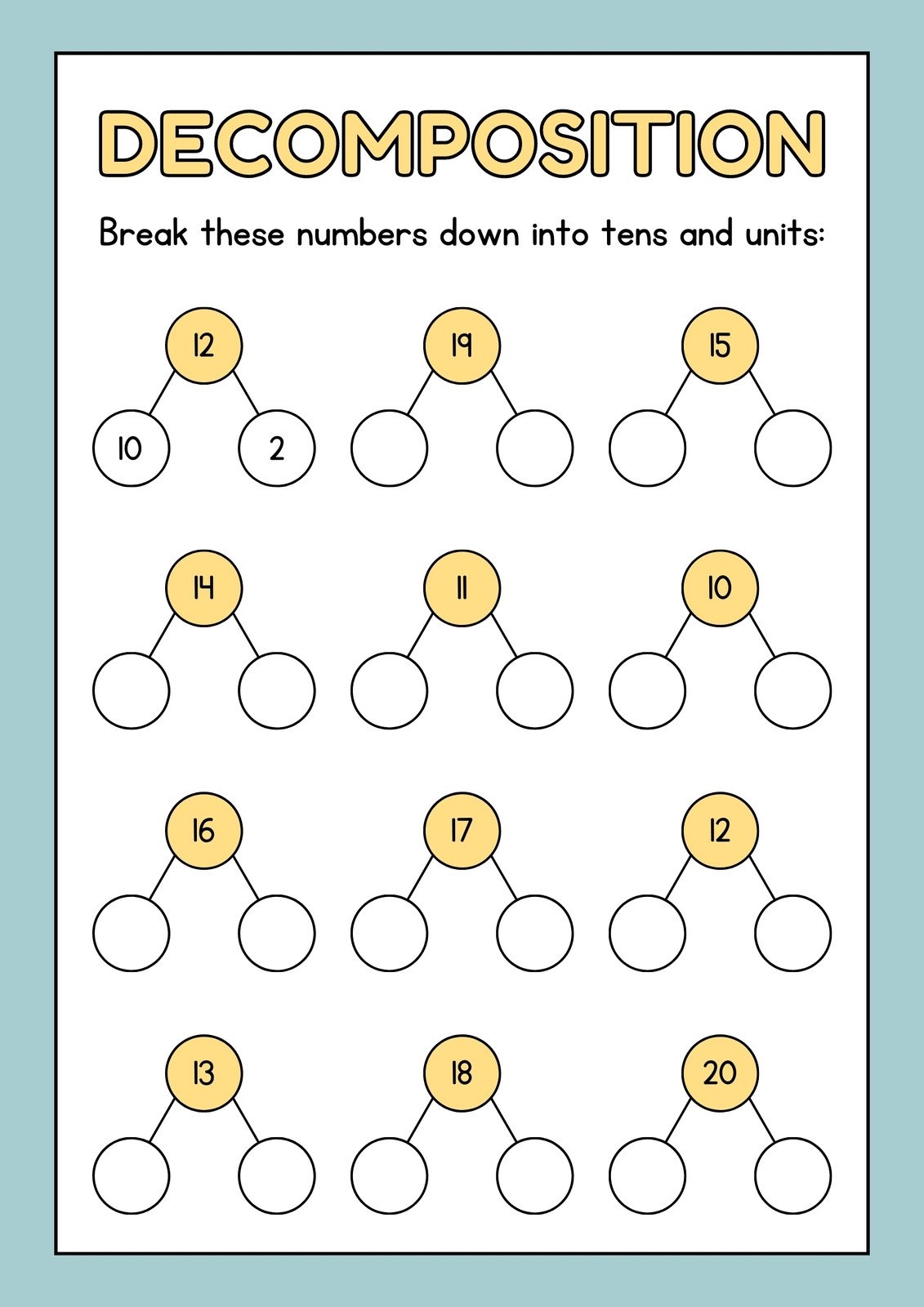 Free 1st Grade Math Worksheet Templates To Customize Canva Free 1st Grade Math Worksheet Templates To Customize Canva