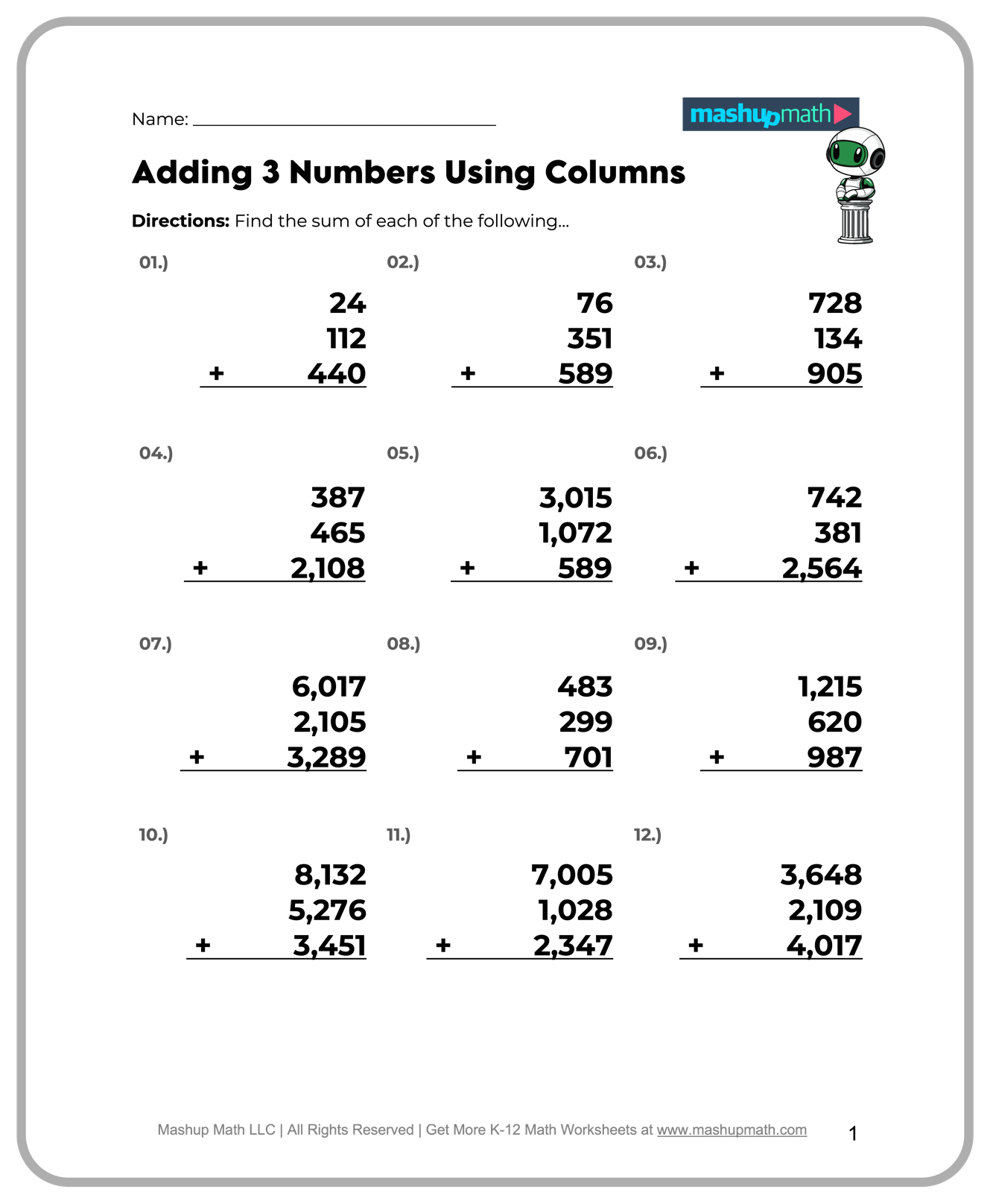 Free 5th Grade Math Worksheets Printable W Answers Mashup Math Free 5th Grade Math Worksheets Printable W Answers Mashup Math
